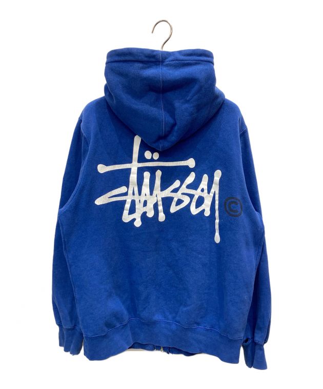 中古・古着通販】stussy (ステューシー) ジップパーカー ブルー サイズ:S｜ブランド・古着通販 トレファク公式【TREFAC  FASHION】スマホサイト