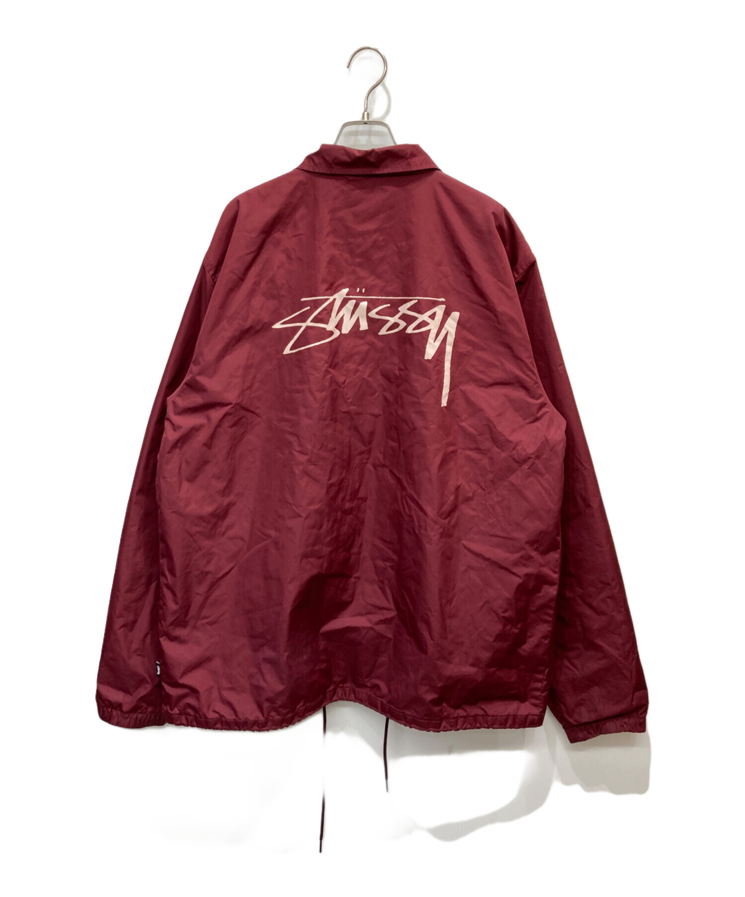 中古・古着通販】stussy (ステューシー) コーチジャケット レッド サイズ:XL｜ブランド・古着通販 トレファク公式【TREFAC  FASHION】スマホサイト