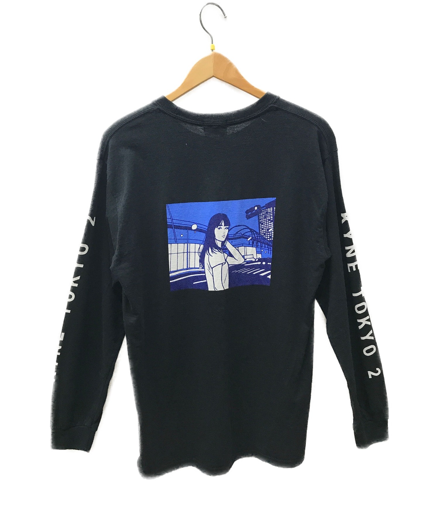 Sサイズ KYNE TOKYO 2 L/S TEE ブラック ロンT ソフ キネ - Tシャツ