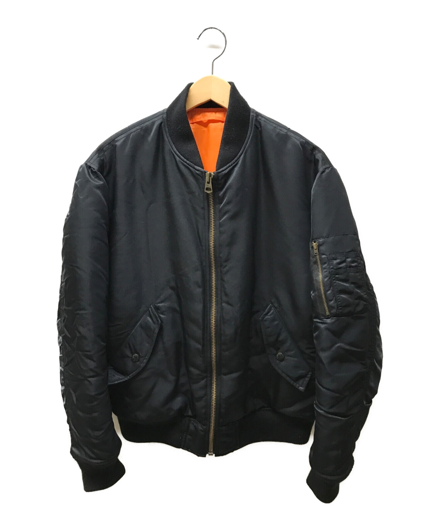 Mr.Gentleman (ミスタージェントルマン) BASIC MA-1 JACKET ブラック サイズ:M