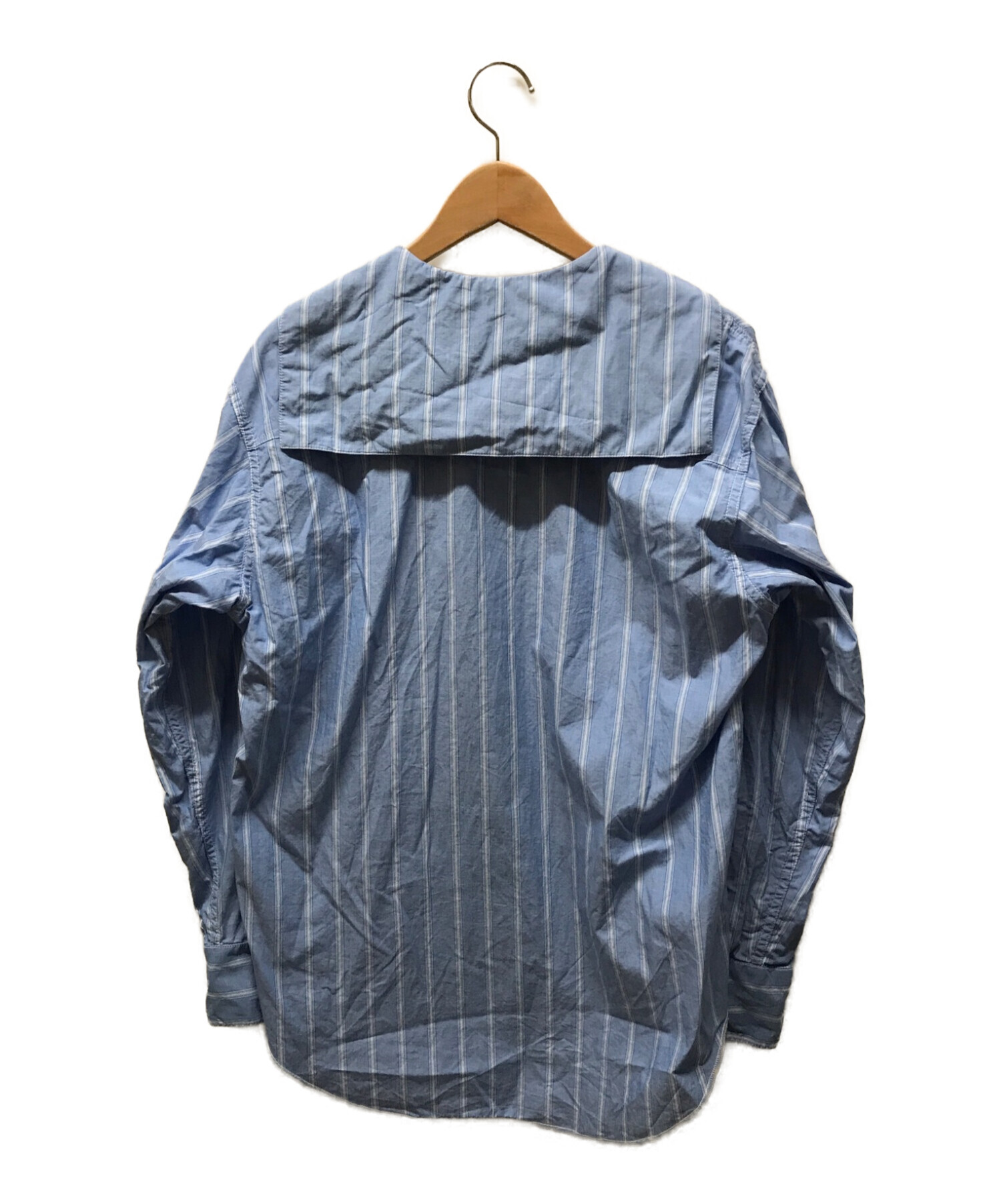 中古・古着通販】AiE (エーアイイー) セーラーシャツ ブルー サイズ:XS