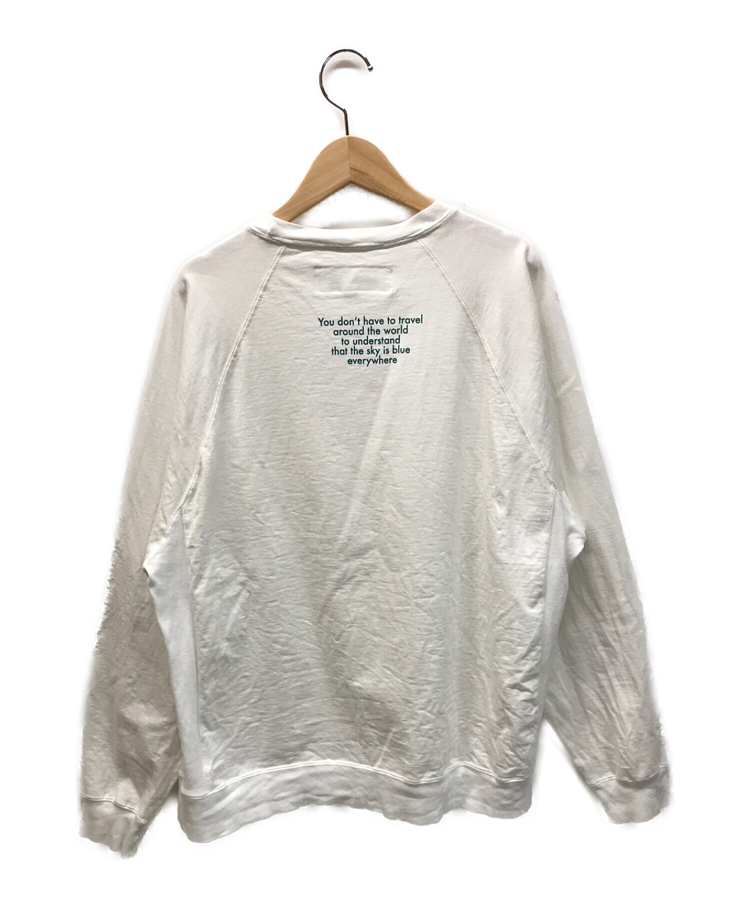 jane smith×plage (ジェーンスミス × プラージュ) 22SS SP SWEAT プルオーバー ホワイト サイズ:ONE