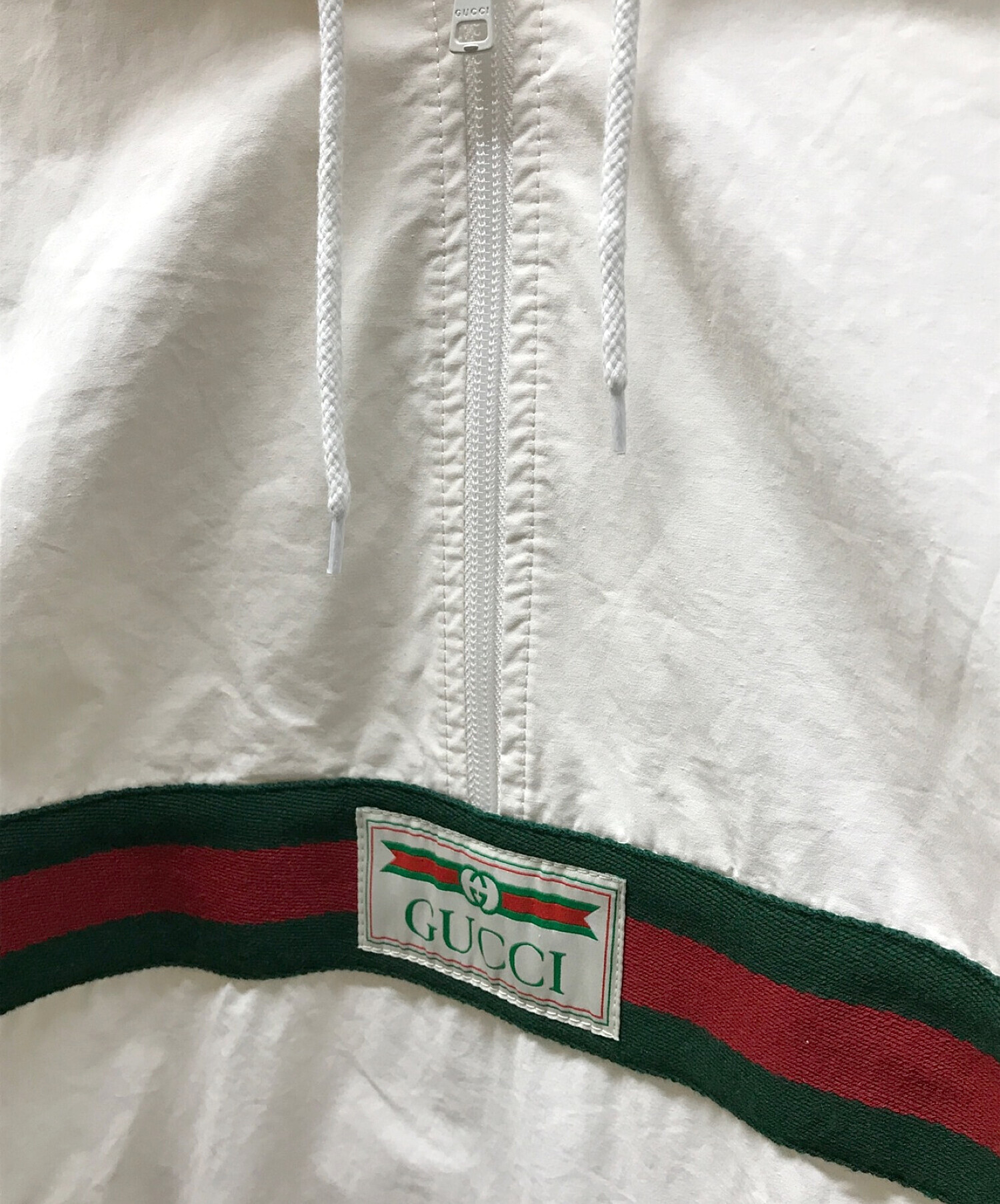 中古・古着通販】GUCCI (グッチ) Caotton canvas windbreaker コットン