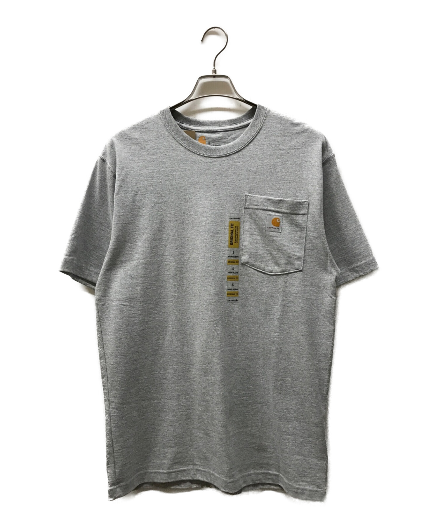 CarHartt (カーハート) ポケットTシャツ グレー サイズ:S 未使用品