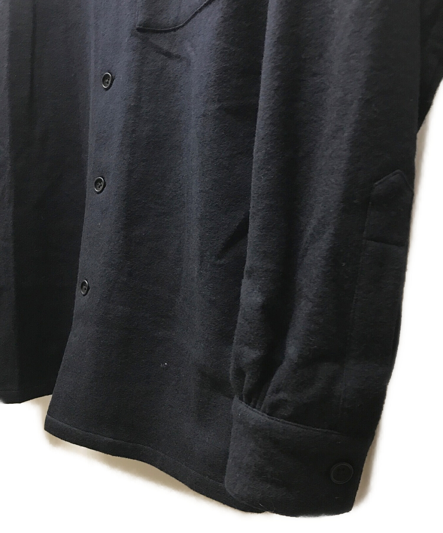 中古・古着通販】Blanc YM (ブランワイエム) Wool Fleece Shirt/ウール