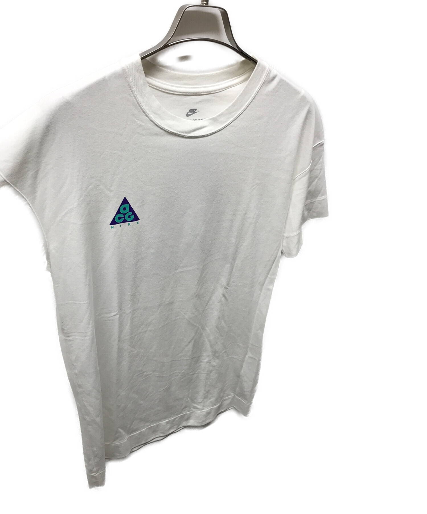 NIKE ACG (ナイキエージーシー) プリントTシャツ ホワイト サイズ:S