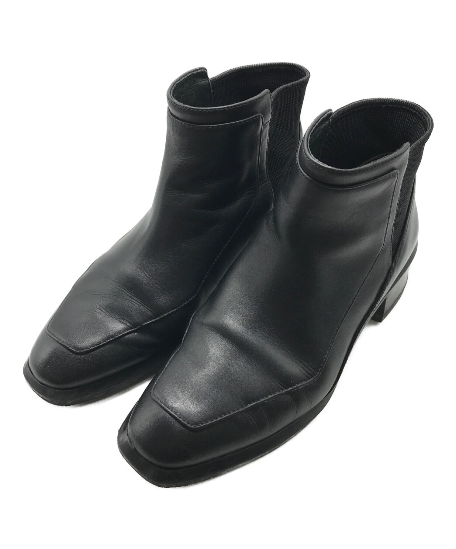 UNITED NUDE (ユナイテッドヌード) ショートブーツ ブラック サイズ:23.5㎝