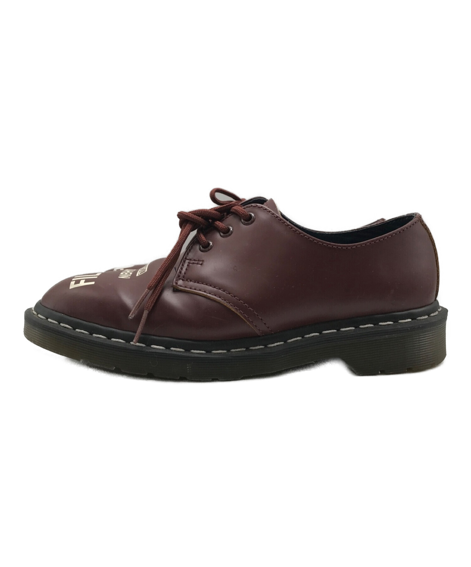 NEIGHBORHOOD×Dr.Martens (ナイバーフット×ドクターマーチン) NHDM.3EYE/CL-SHOES/3ホールシューズ ボルドー  サイズ:UK 6