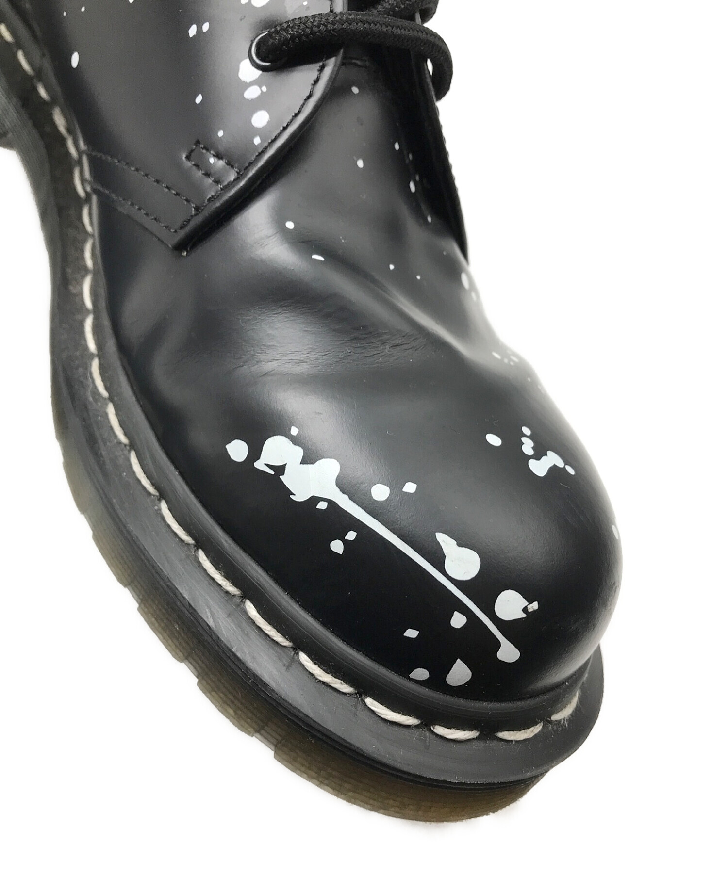 NEIGHBORHOOD×Dr.Martens (ナイバーフット×ドクターマーチン) 1461 3ホールシューズ ブラック サイズ:UK 7