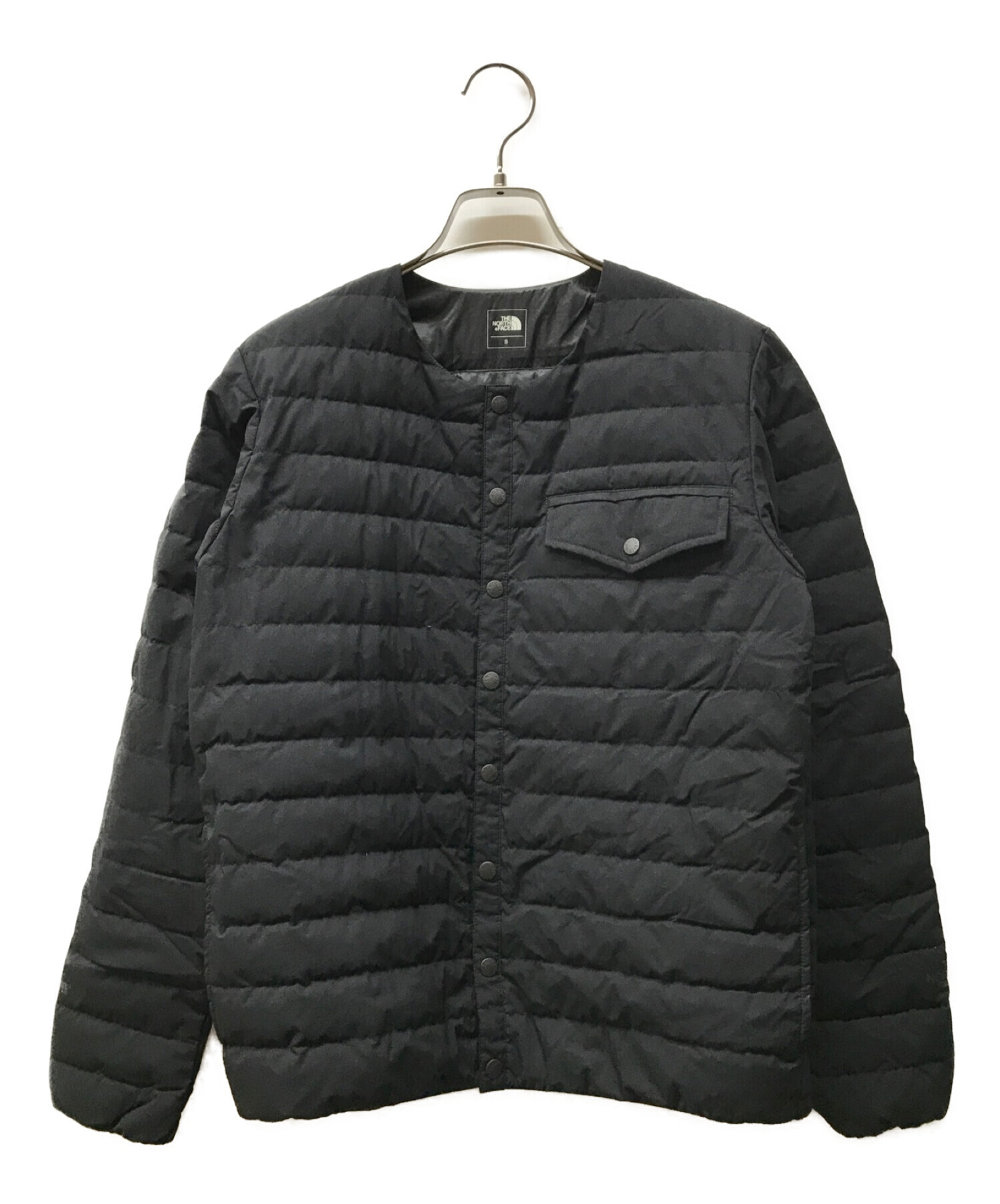 THE NORTH FACE (ザ ノース フェイス) WS ZEPHER SHELL ウィンドストッパーゼファーシェルカーディガン/ダウンジャケット  ブラック サイズ:S