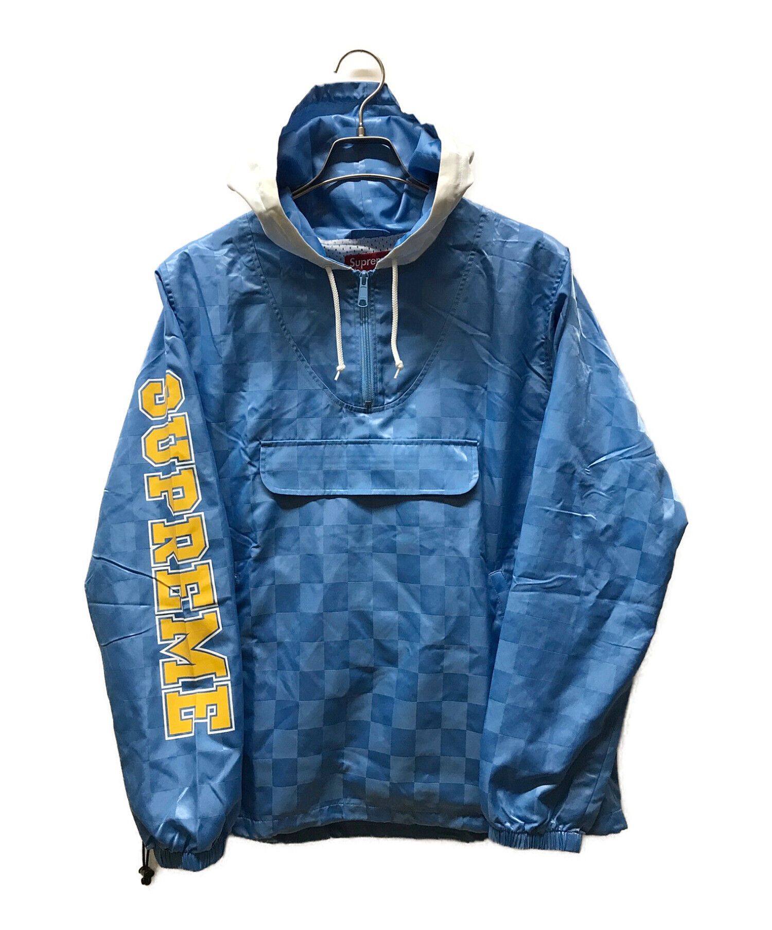 supSupreme Cheekered Nylon Hooded Pullover - ナイロンジャケット