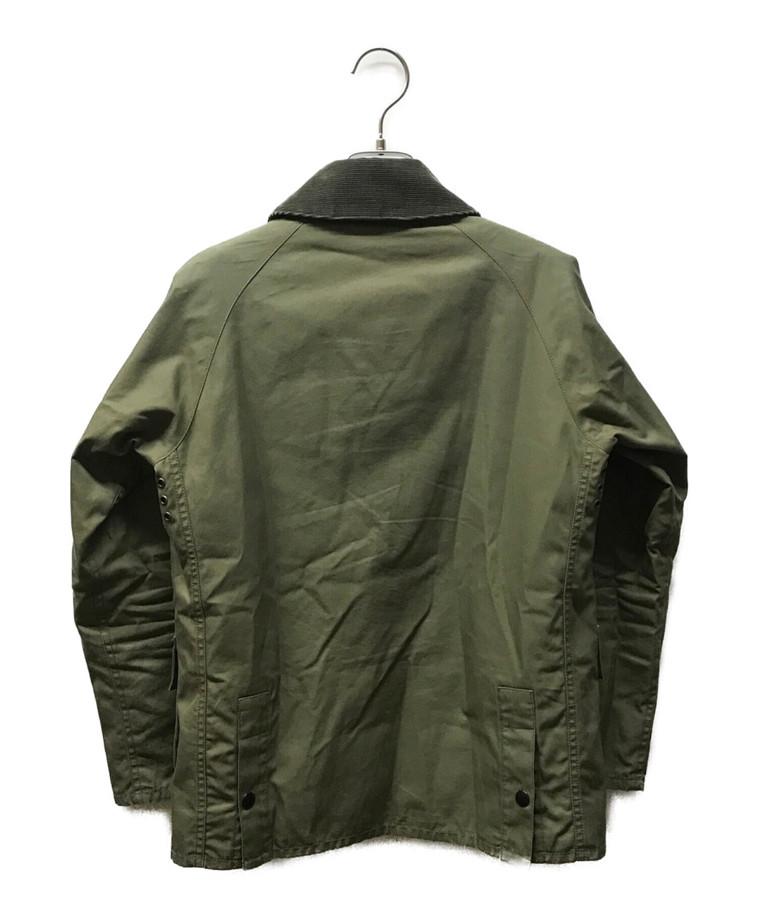 Barbour (バブアー) BEDALE ビデイル チェック ライナー付ジャケット カーキ サイズ:8