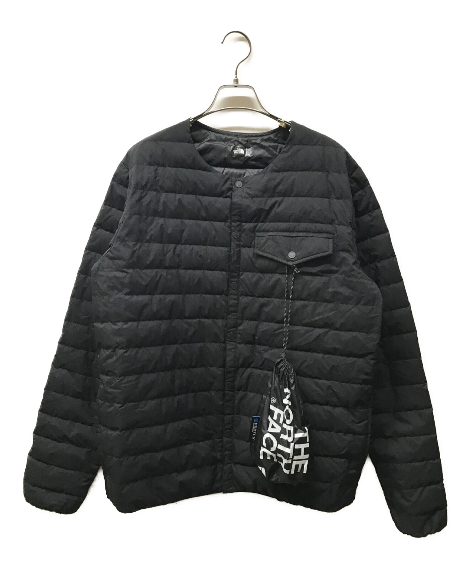 THE NORTH FACE (ザ ノース フェイス) WS Zepher Shell Cardigan  ウインドストッパーゼファーシェルカーディガン/ダウンジャケット ブラック サイズ:XL