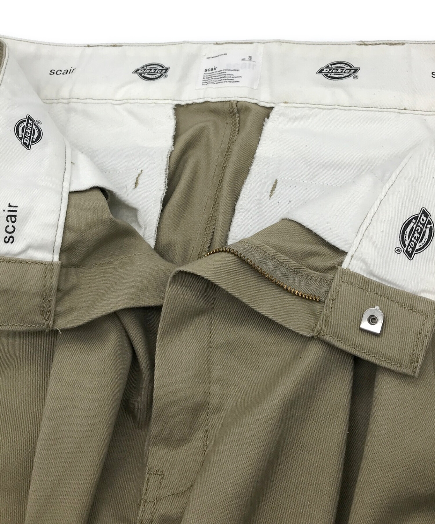 scair×Dickies (スケアー×ディッキーズ) BDU TROUSER パンツ ベージュ サイズ:3