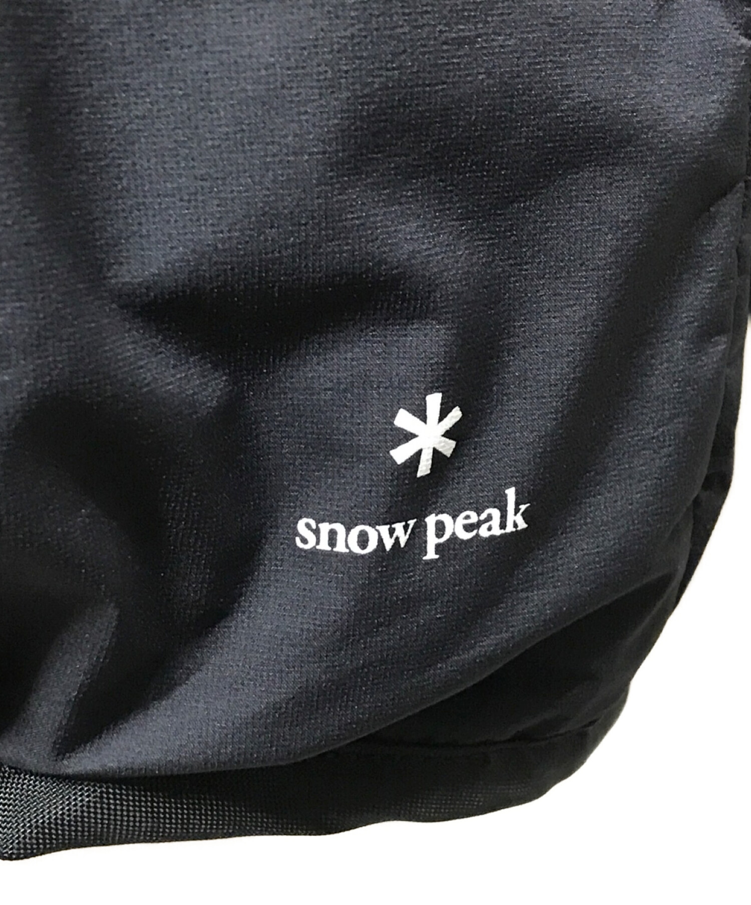 snow peak (スノーピーク) 別注ノーカラーダウンジャケット ブラック サイズ:M