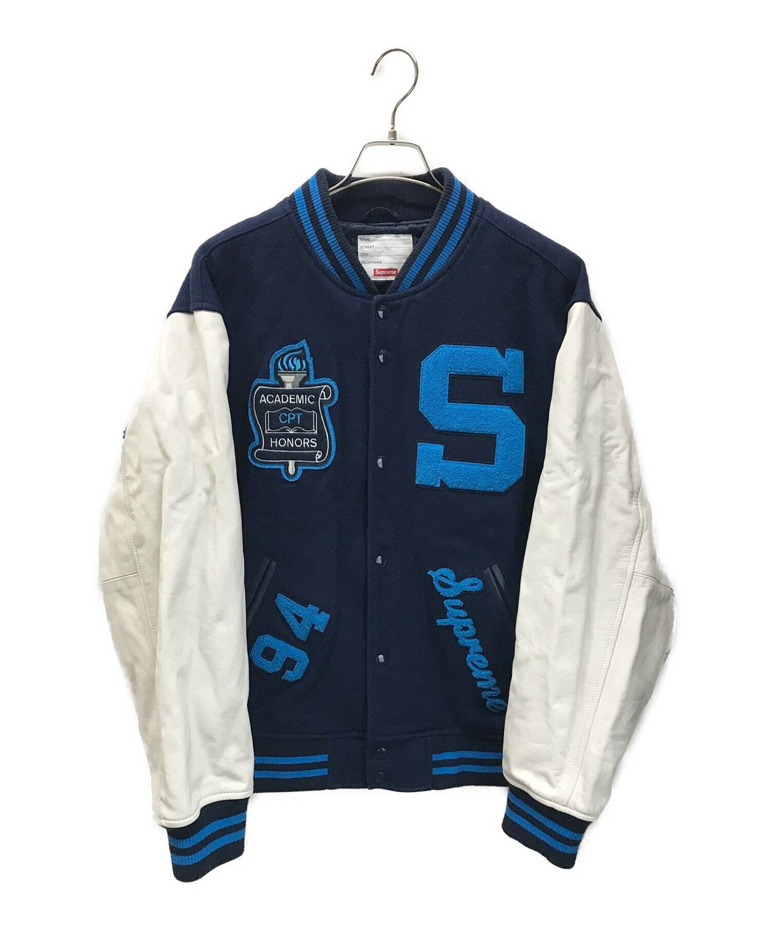 SUPREME (シュプリーム) Team Varsity Jacket/スタジャン ネイビー サイズ:XL