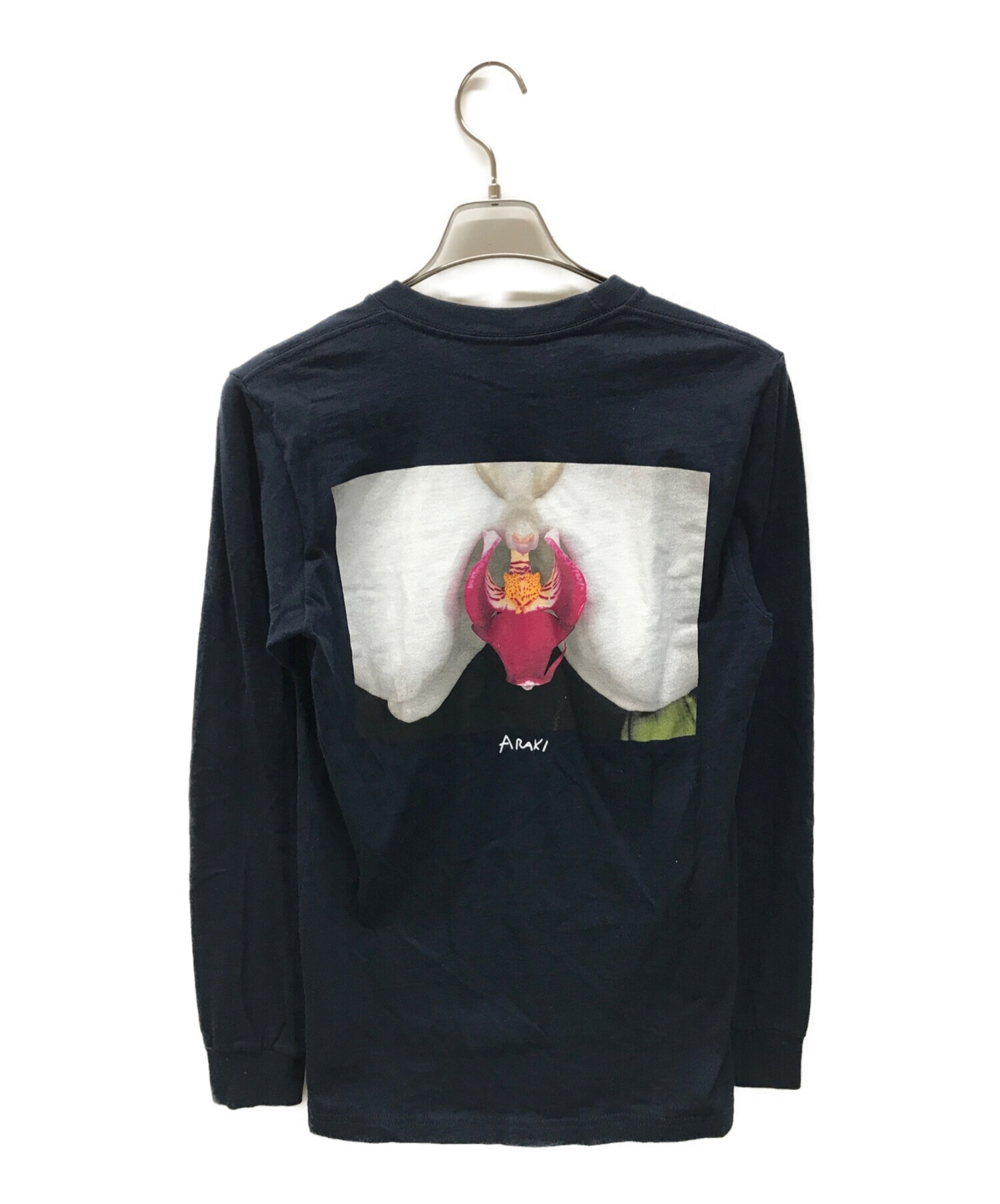 Supreme (シュプリーム) Araki Orchild L/S Tee/ロングスリーブカットソー ネイビー サイズ:S