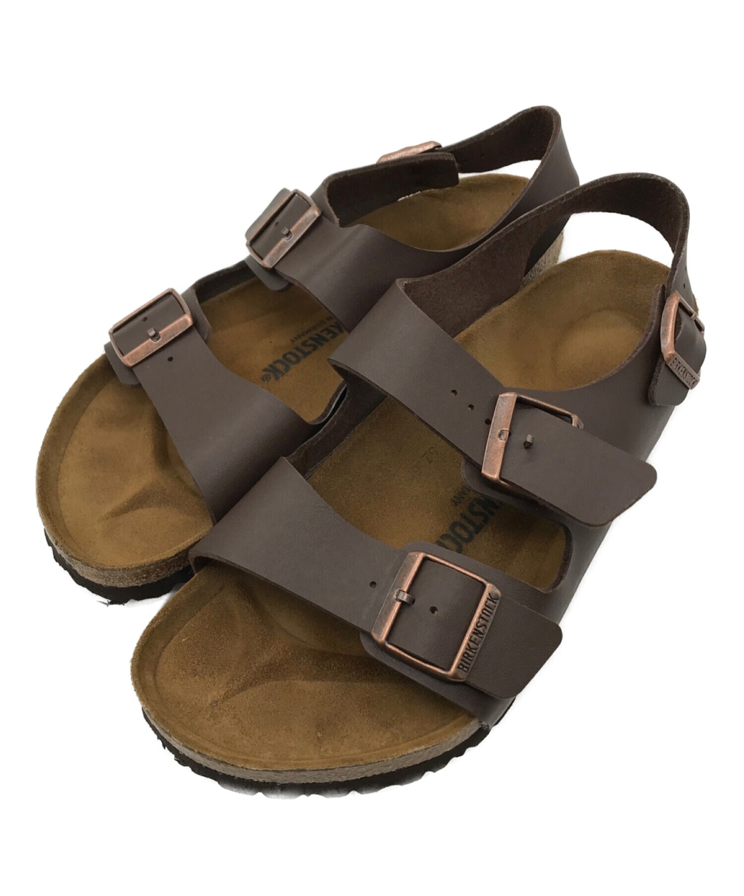 BIRKENSTOCK (ビルケンシュトック) MILANO ミラノ サンダル ブラウン サイズ:43