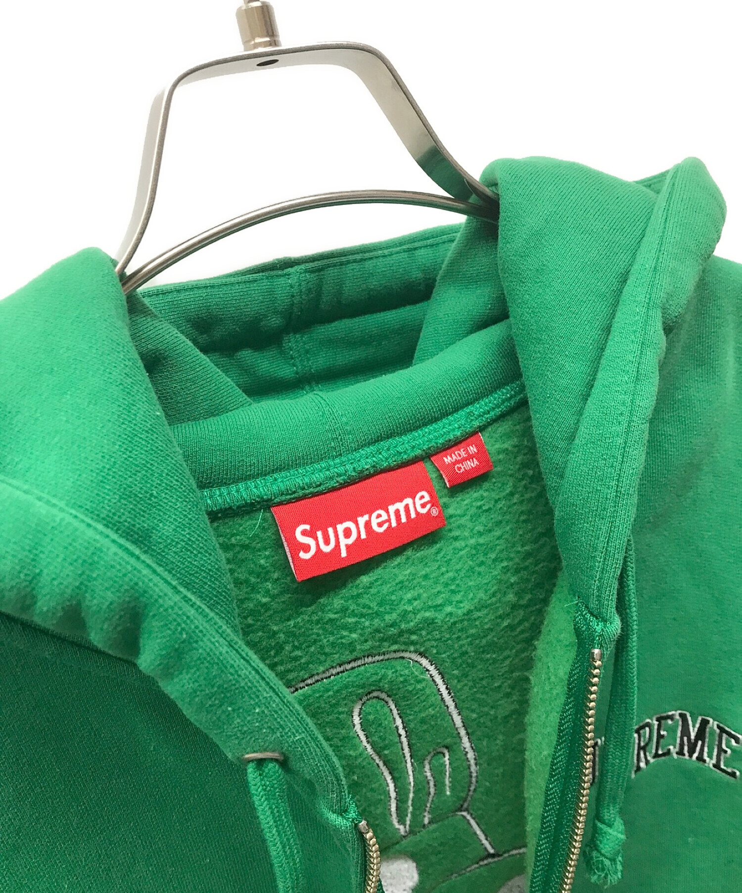 Supreme (シュプリーム) 22AW Doughboy Zip Up Hooded Sweatshirt/ジップパーカー グリーン サイズ:L