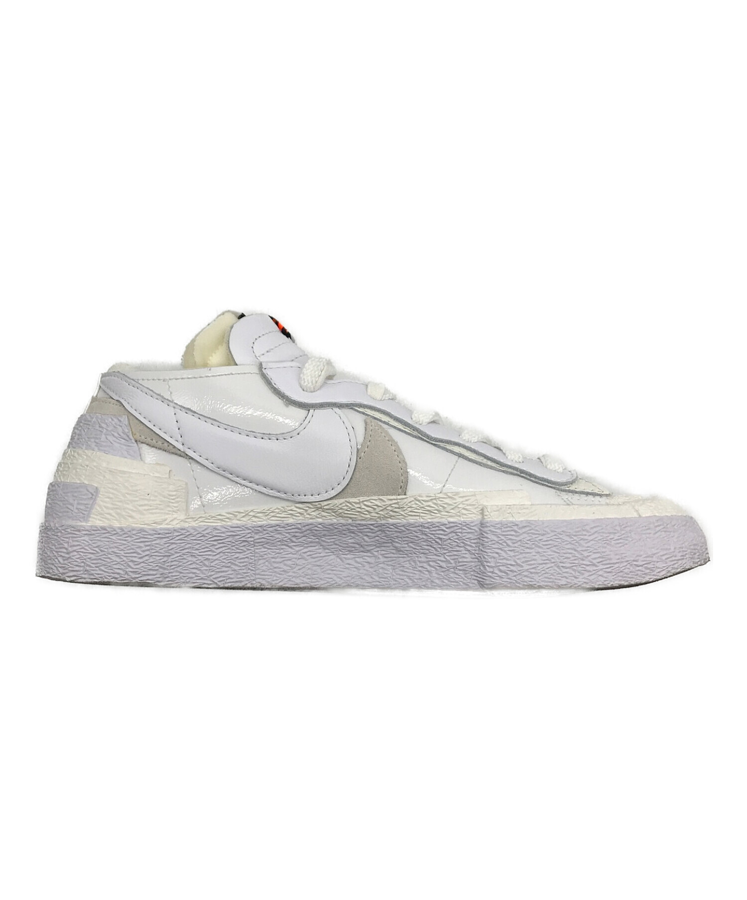 sacai × NIKE (サカイ × ナイキ) BLAZER LOW スニーカー ホワイト サイズ:26