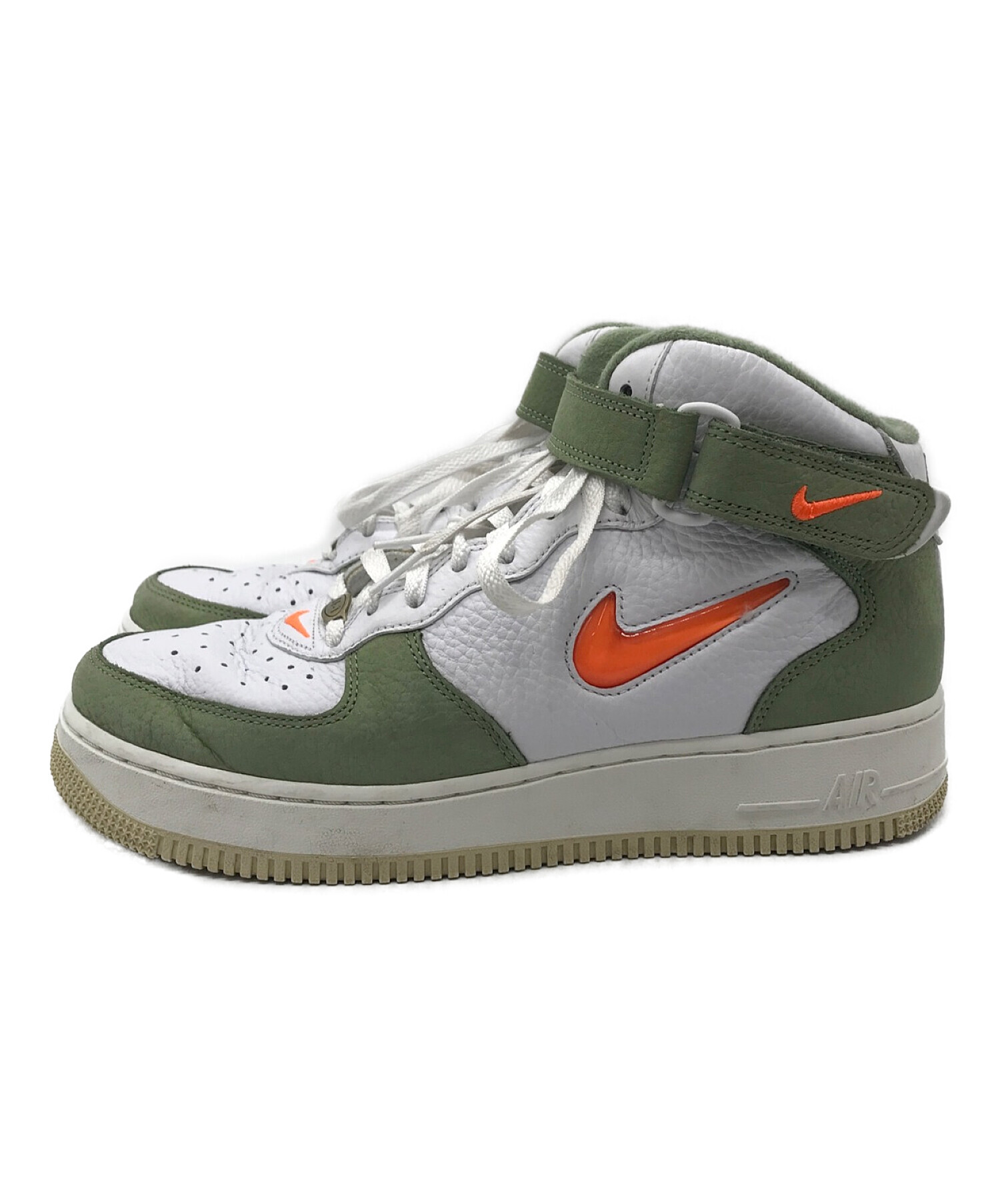 中古・古着通販】NIKE (ナイキ) AIR FORCE 1 MID QS グリーン