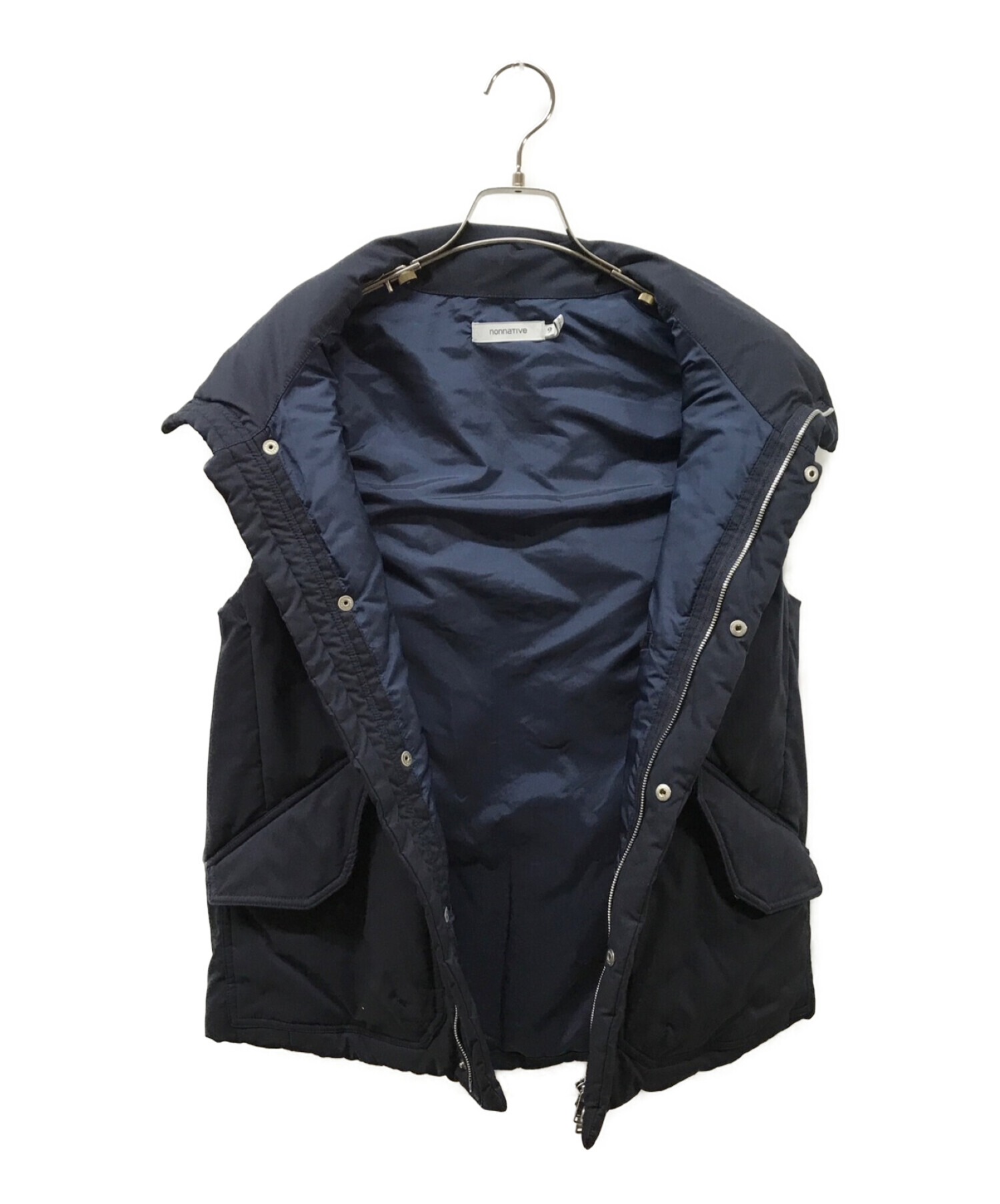 nonnative (ノンネイティブ) TROOPER PUFF VEST POLY TWILL Pliantex NN-V3202 ネイビー  サイズ:2