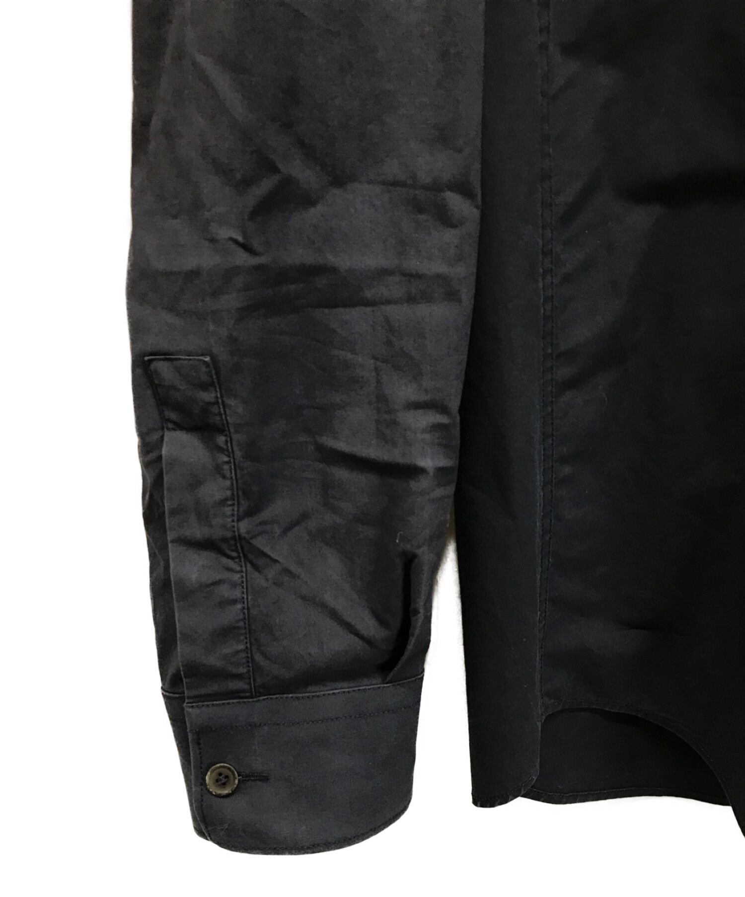 GIVENCHY (ジバンシィ) ハイスタンドシャツ ブラック サイズ:38