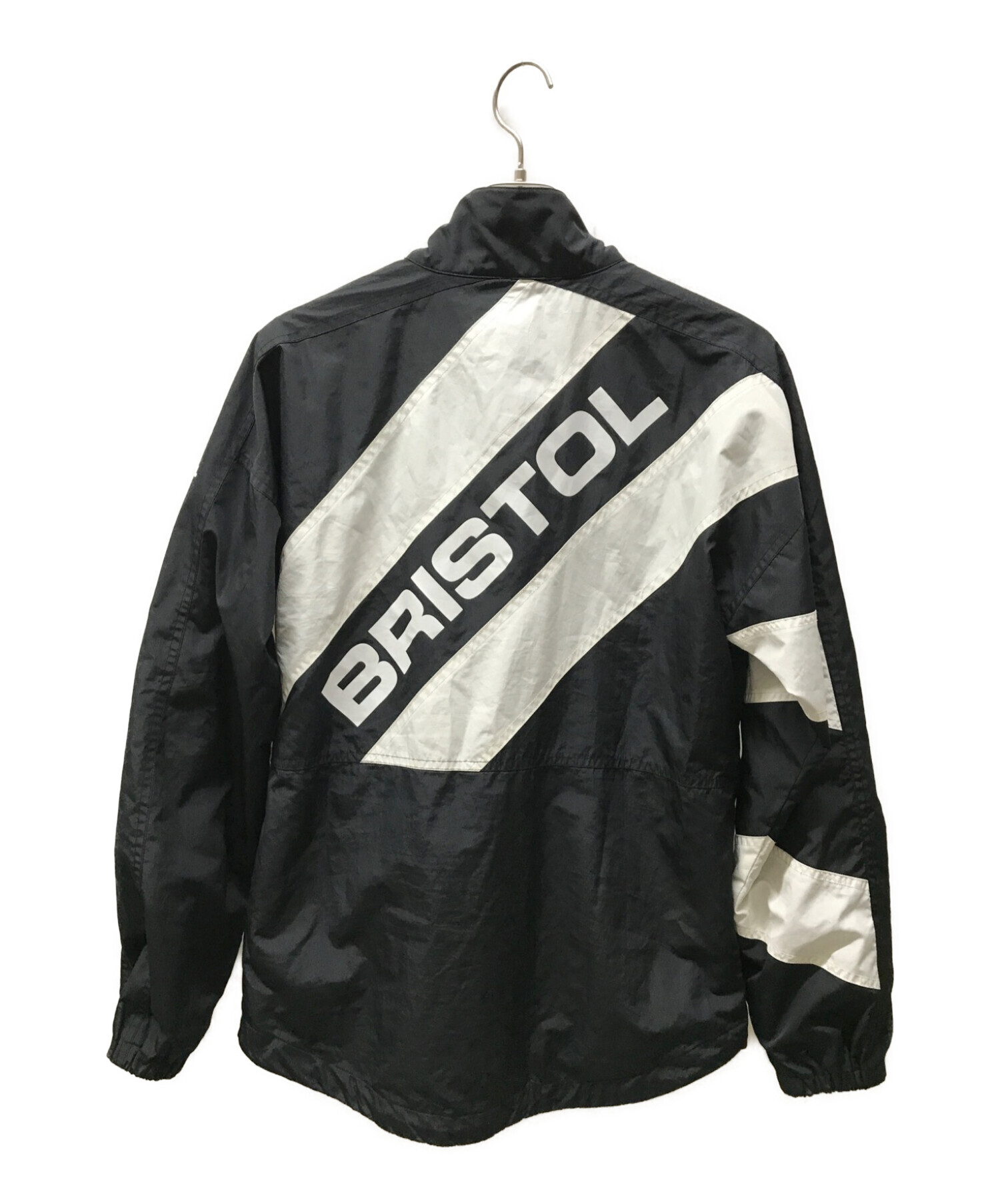 F.C.R.B. STAND COLLAR STRIPE JACKET Sサイズ-