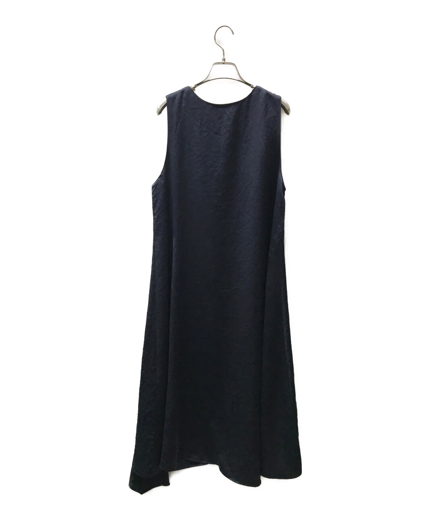 HIROKO BIS (ヒロコビス) ィンテージサテンジャンパースカート ブラック サイズ:9