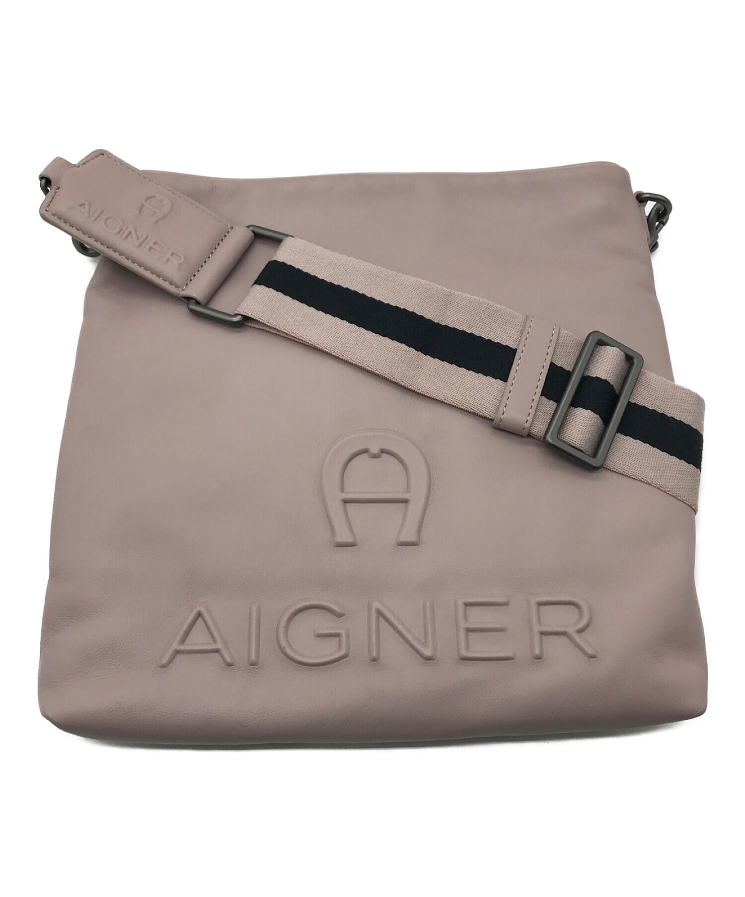 AIGNER (アイグナー) クロスボディショルダーバッグ ピンク