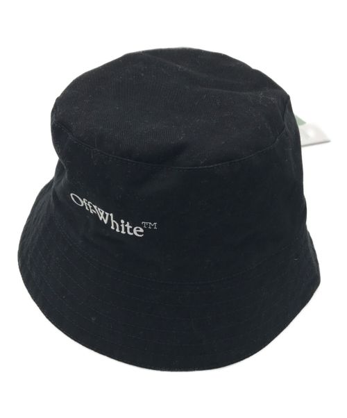 中古・古着通販】OFFWHITE (オフホワイト) バケットハット ブラック 未