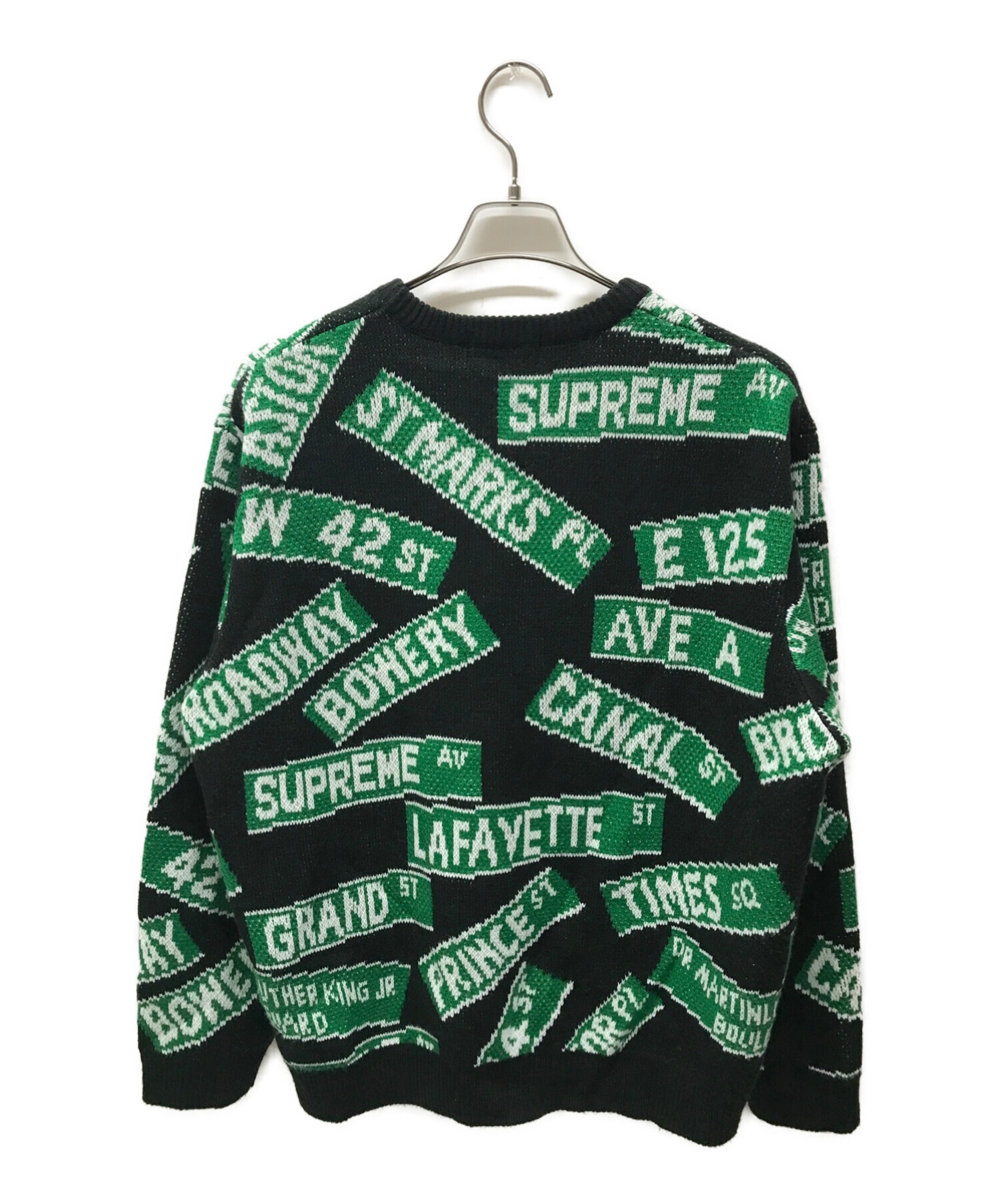 supreme セーター　シュプリーム　Street Signs Sweater