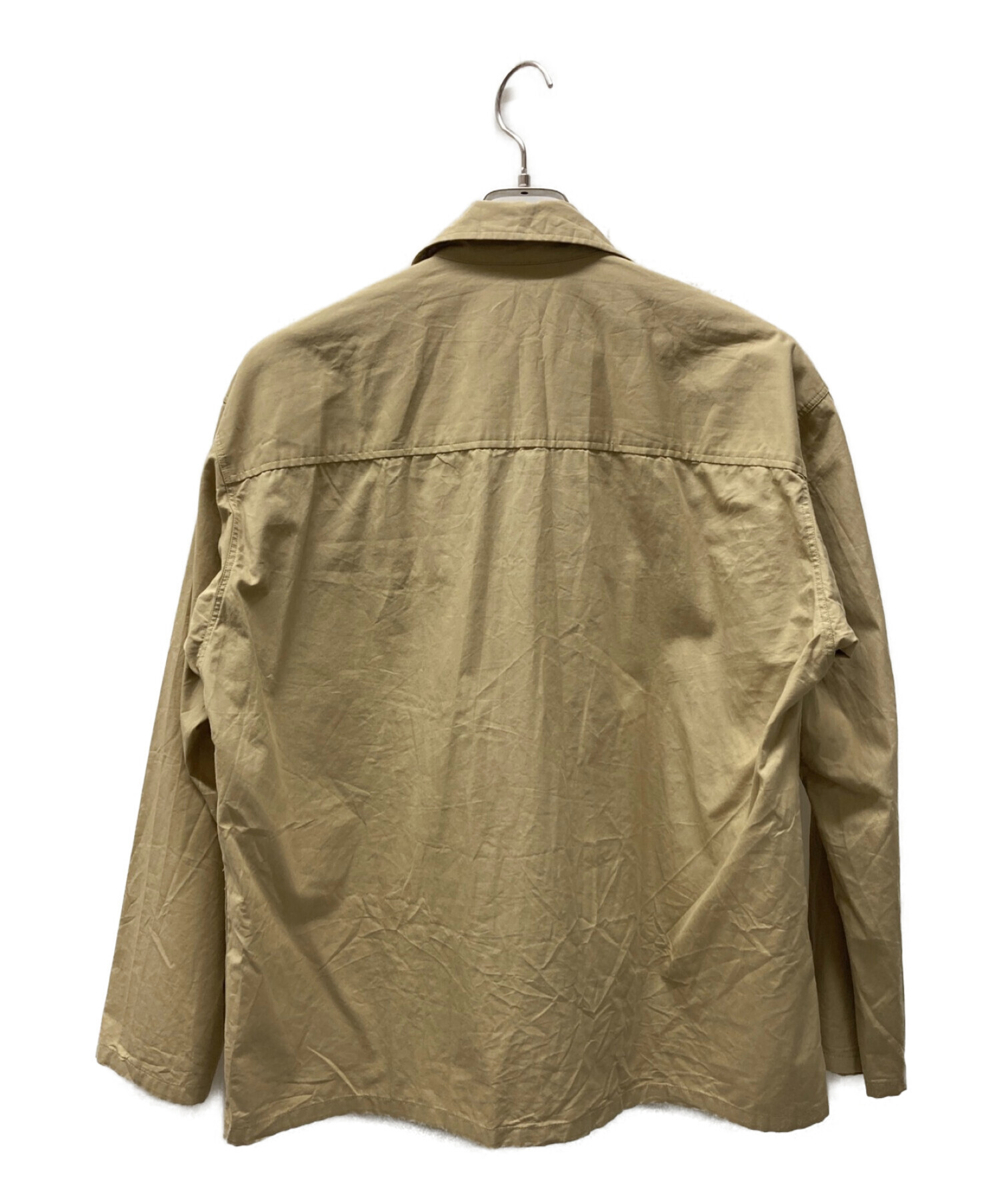 中古・古着通販】Graphpaper (グラフペーパー) STEVENSONS MILITARY SHIRT ベージュ サイズ:1｜ブランド・古着通販  トレファク公式【TREFAC FASHION】スマホサイト