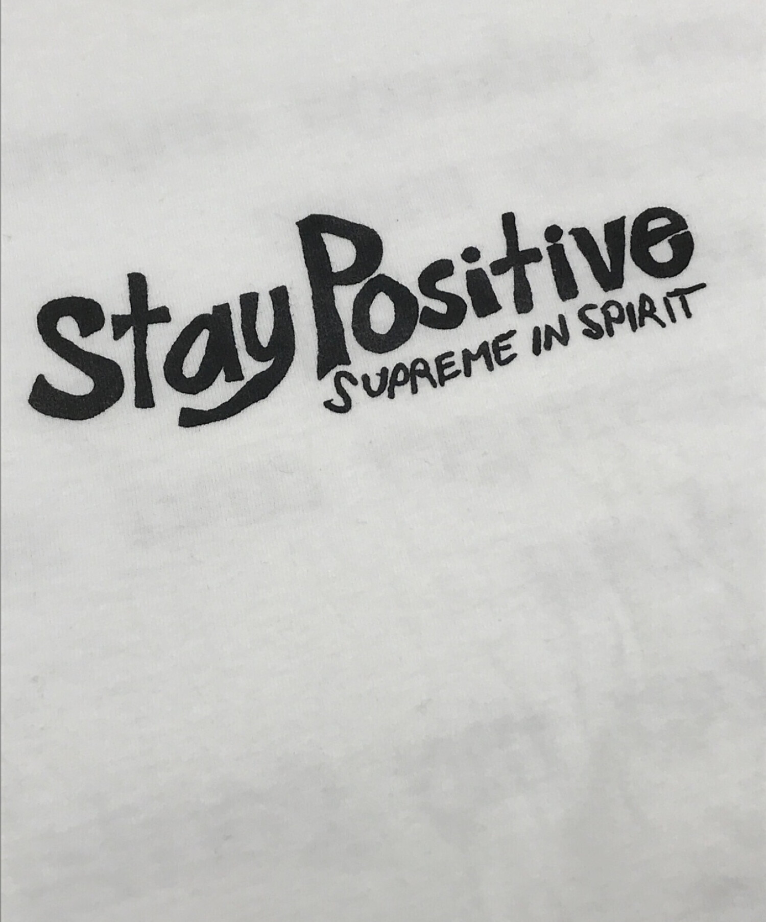 Supreme (シュプリーム) Stay Positive TEE ホワイト サイズ:M