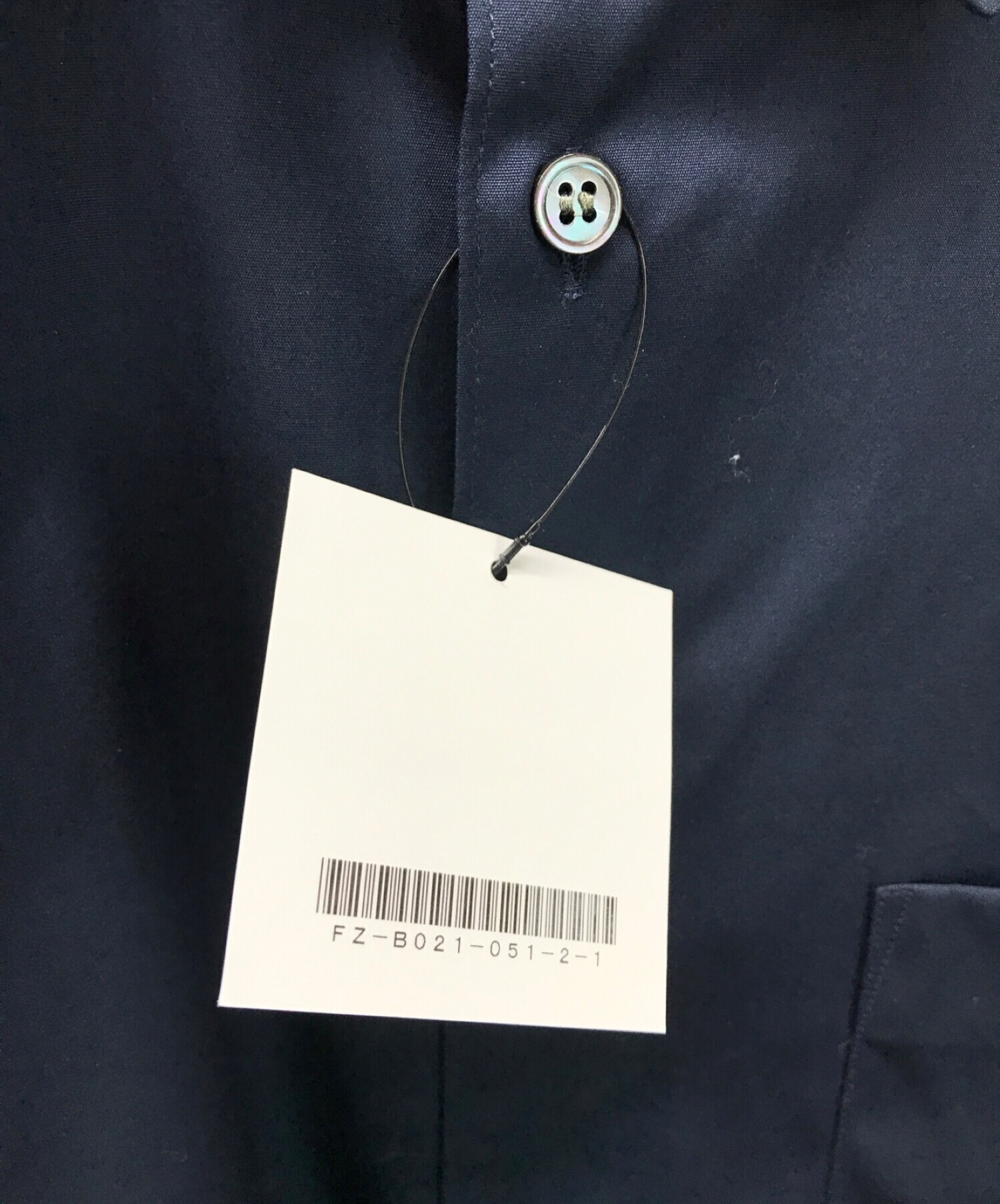 COMME des GARCONS SHIRT (コムデギャルソンシャツ) Cotton Poplin Shirt Narrow Classic A  ネイビー サイズ:XS 未使用品