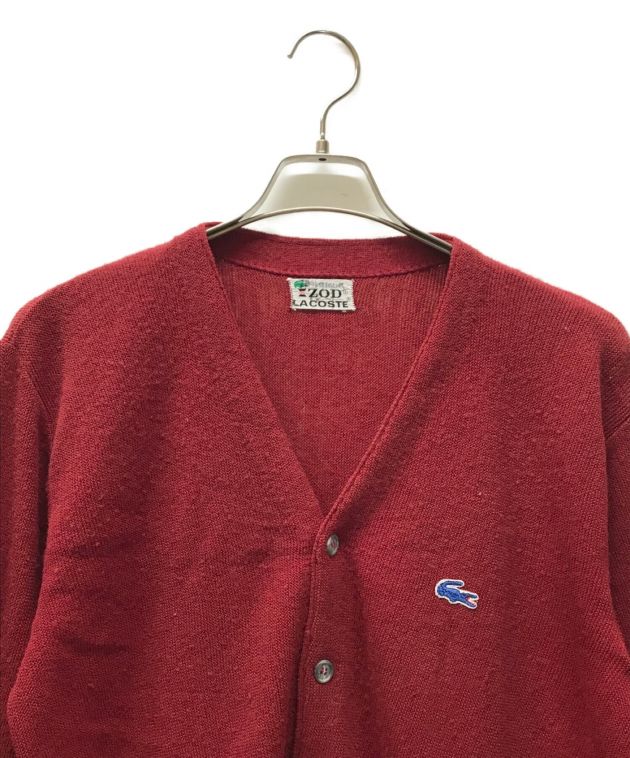 中古・古着通販】LACOSTE (ラコステ) 70s アクリルニットカーディガン