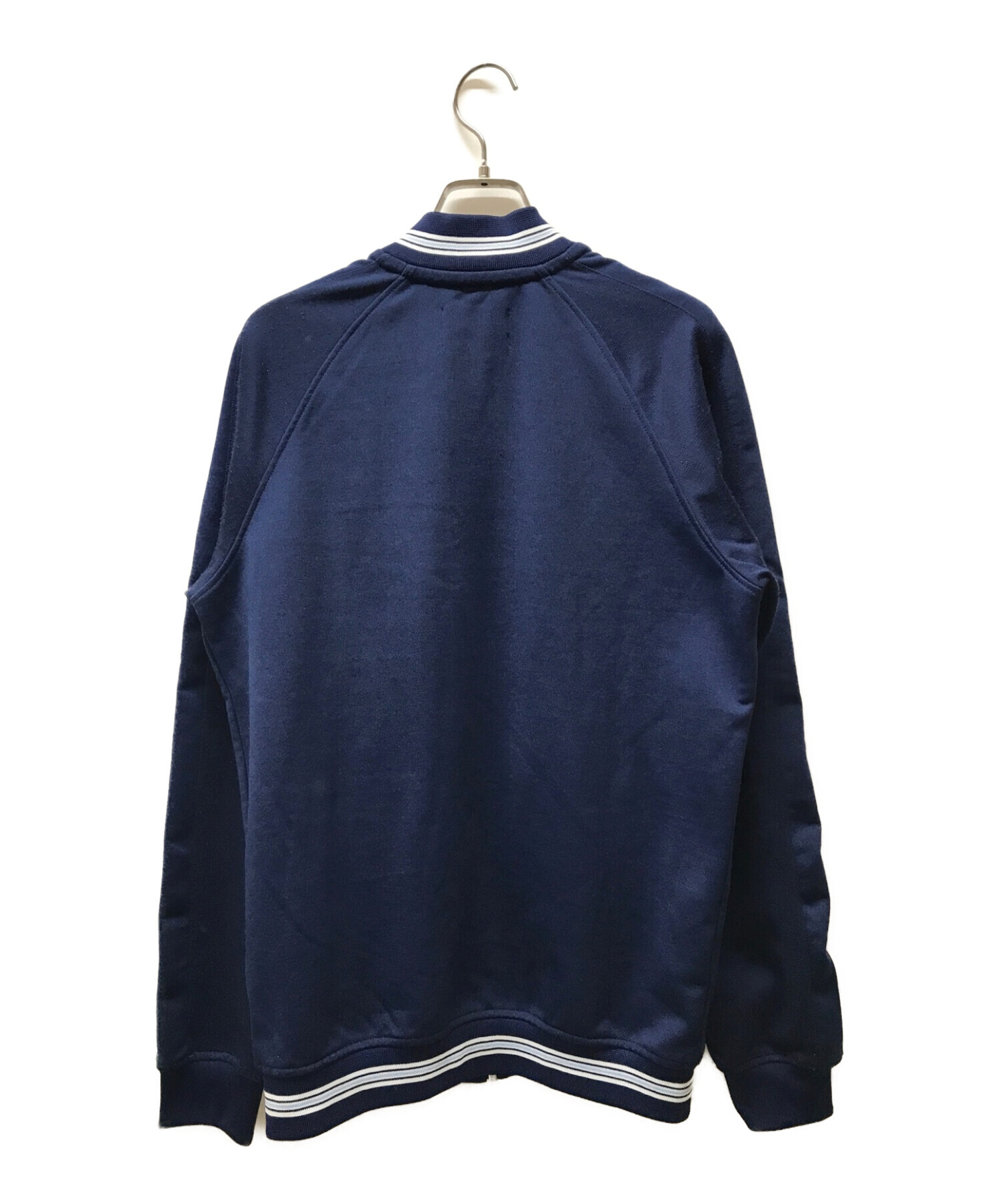 FRED PERRY BRADLEY WIGGINS (ブラッドリー ウィギンス) リブライントラックジャケット Bradley Wiggins -  Texture Mix Track Jacket ネイビー サイズ:XS