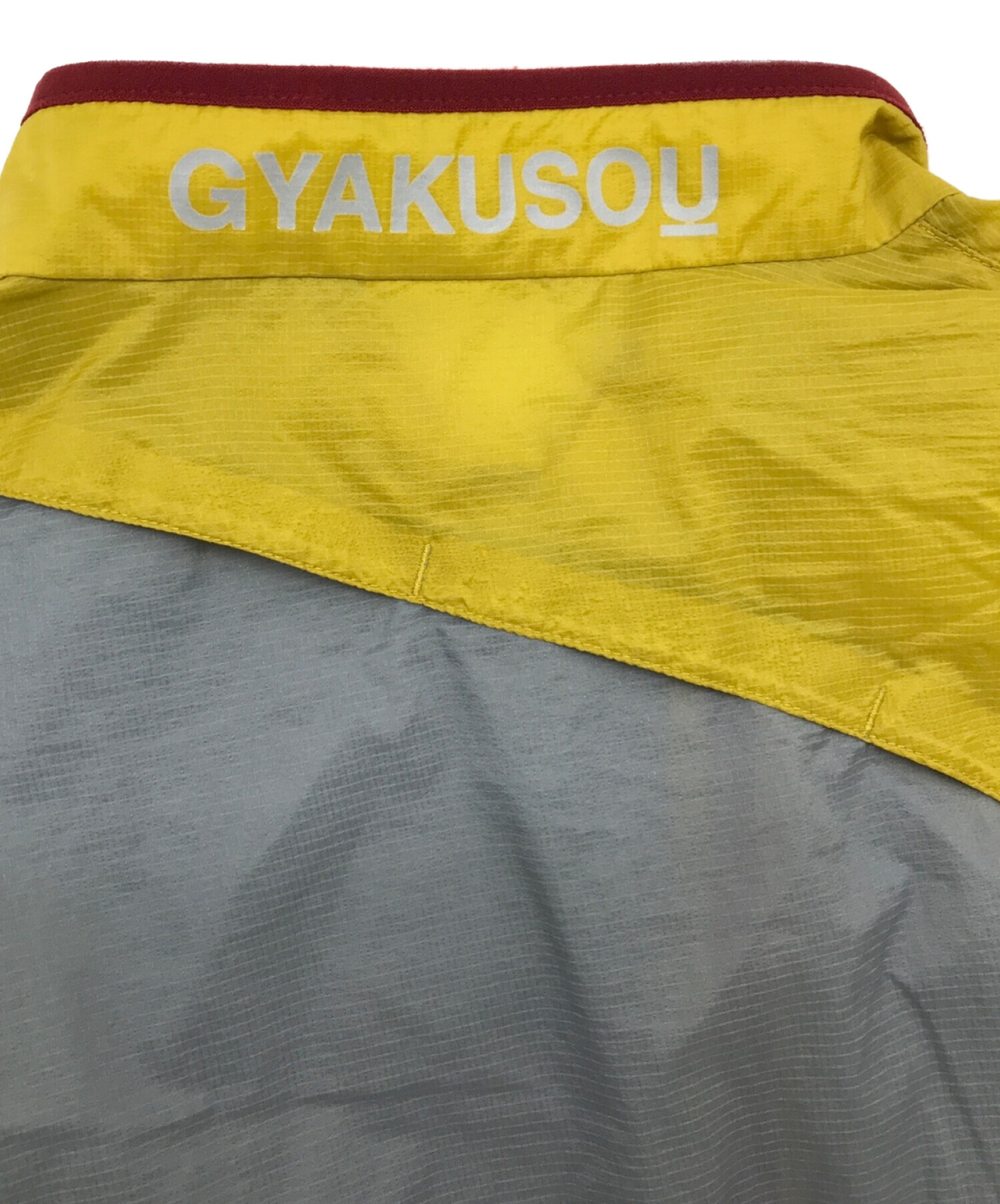 GYAKUSOU (ギャクソウ) UNDERCOVER (アンダーカバー) NIKE (ナイキ) AS UC Lightweight  Jacket/ナイロンジャケット グレー×イエロー サイズ:M