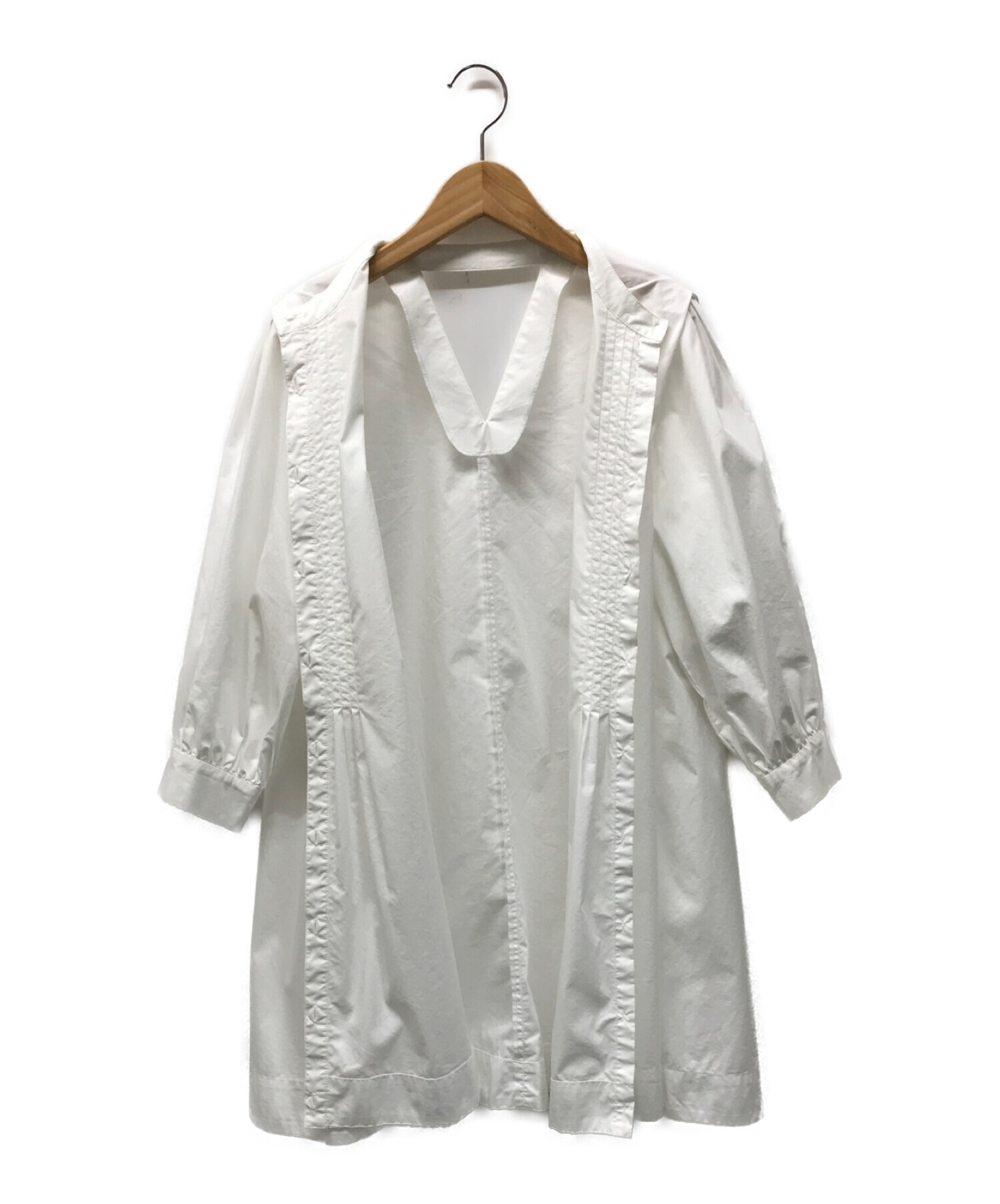 Ameri (アメリ) MEDI BOX TUNIC SHIRT ホワイト サイズ:下記参照