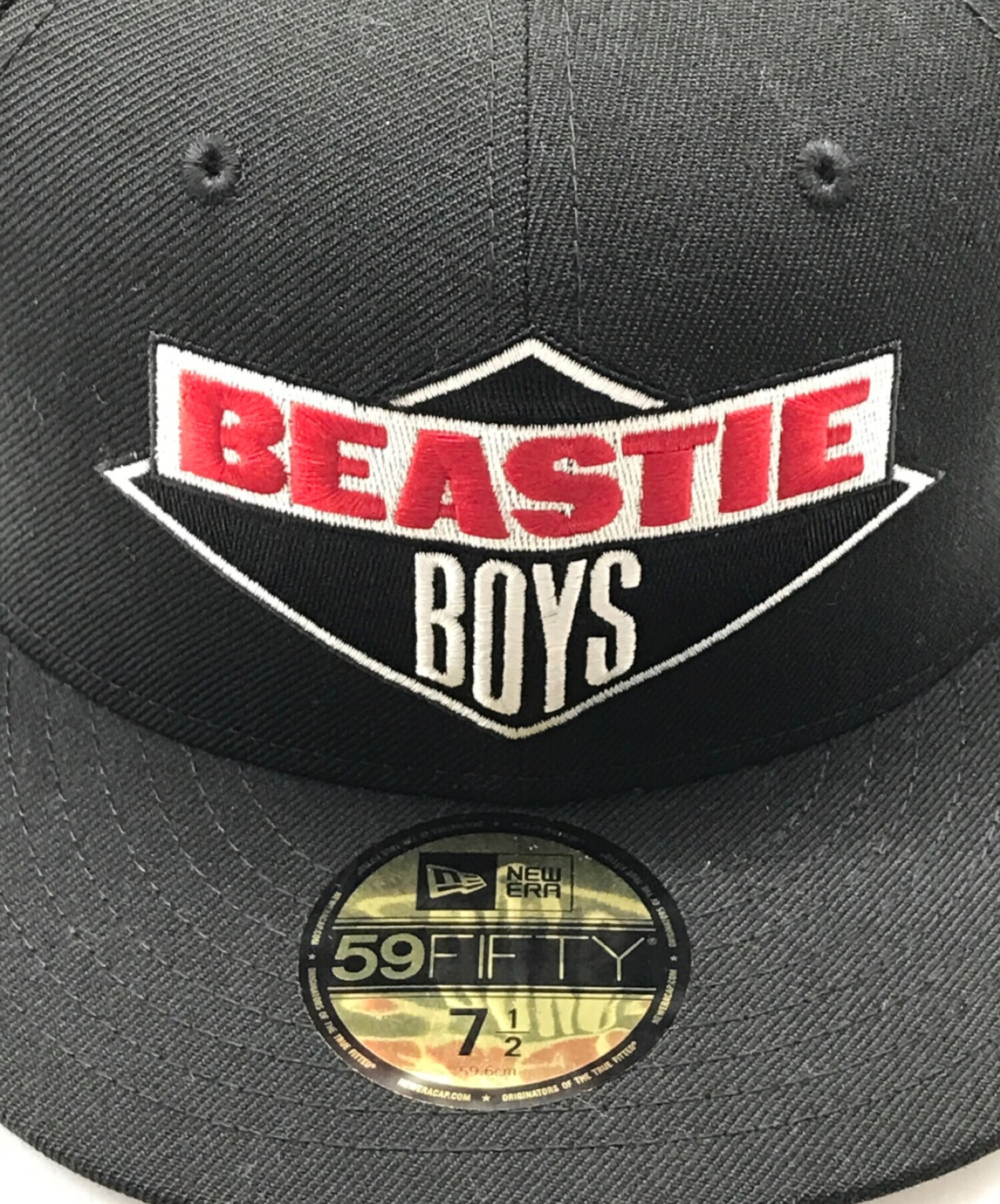 New Era (ニューエラ) BEASTIE BOYS (ビースティ・ボーイズ) 59FIFTY ベースボールキャップ ブラック サイズ:7  1/2(59.6㎝）