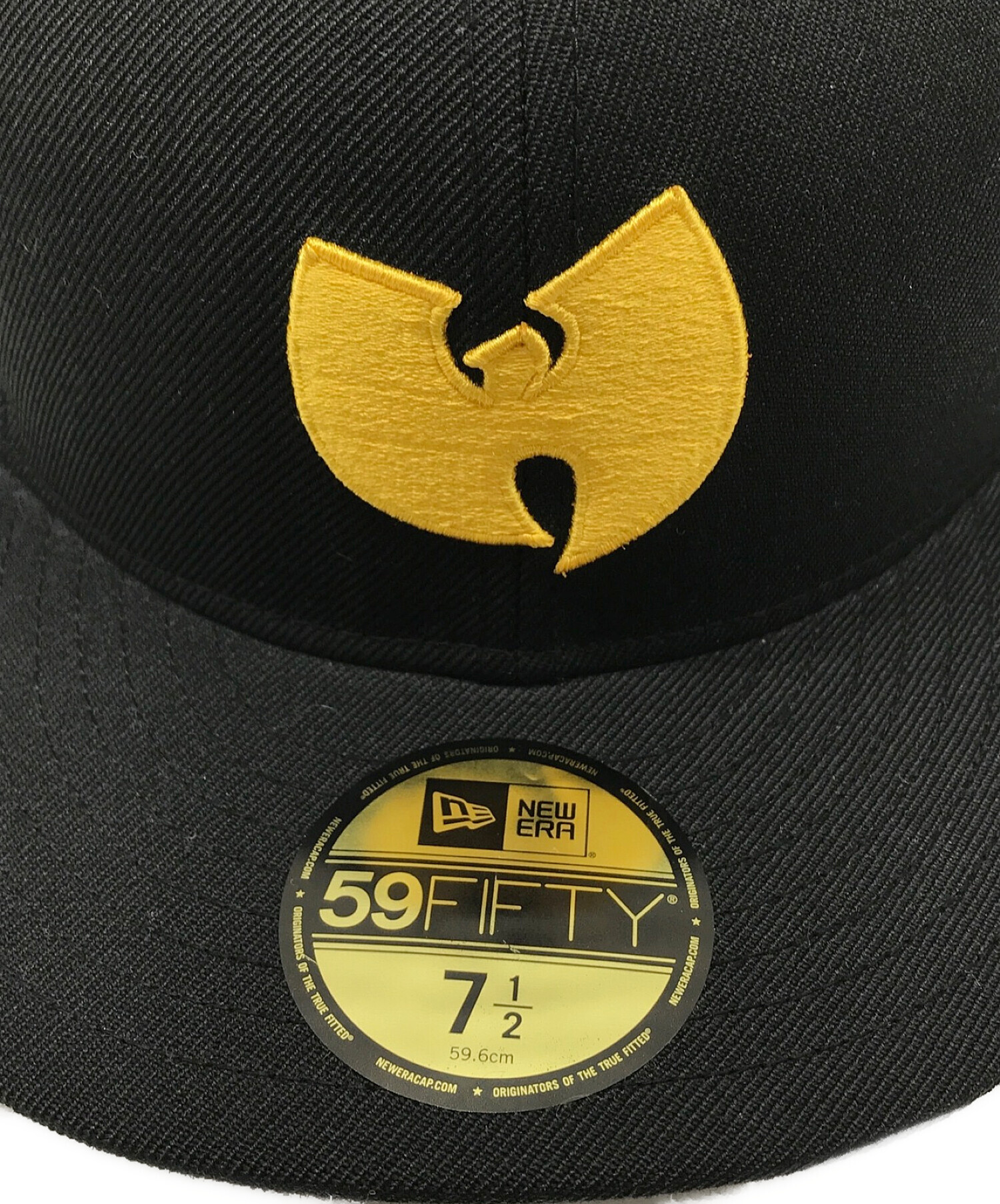 New Era (ニューエラ) Wu-Tang Clan (ウータンクラン) 59FIFTY ウータンロゴキャップ ブラック サイズ:7  1/2(59.6㎝）