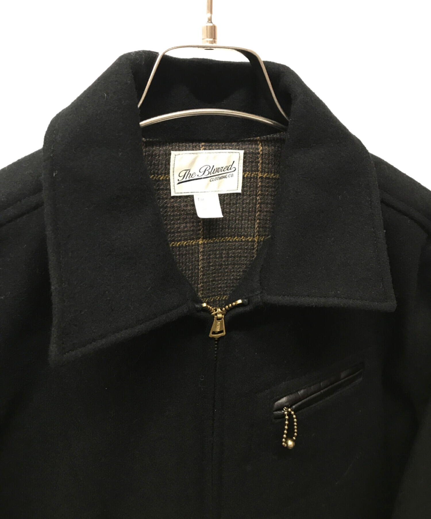 Blurred CLOTHING (ブラードクロージング) WOOL SPORTS JACKET ウールスポーツジャケット BLD034 ブラック  サイズ:38