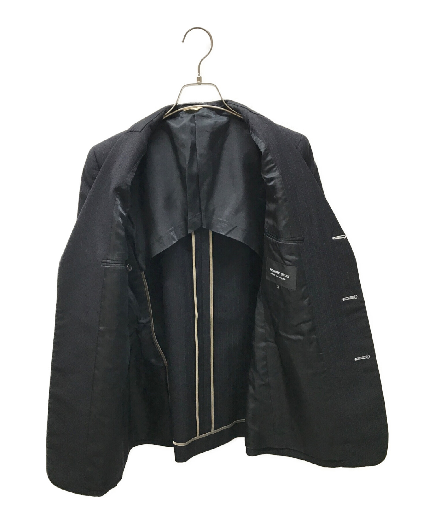 中古・古着通販】COMME des GARCONS HOMME DEUX (コムデギャルソン オム ドゥ) 3Bジャケット DH-J022 AD2011  ネイビー サイズ:XS｜ブランド・古着通販 トレファク公式【TREFAC FASHION】スマホサイト