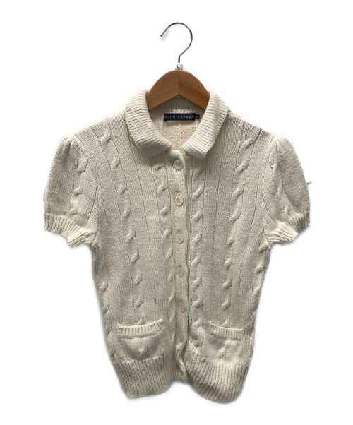 中古・古着通販】RALPH LAUREN (ラルフローレン) 襟付き半袖ニット 