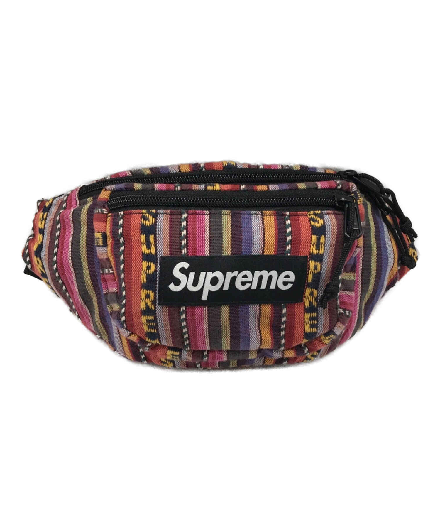 中古・古着通販】SUPREME (シュプリーム) 20SS Woven Stripe Waist Bag