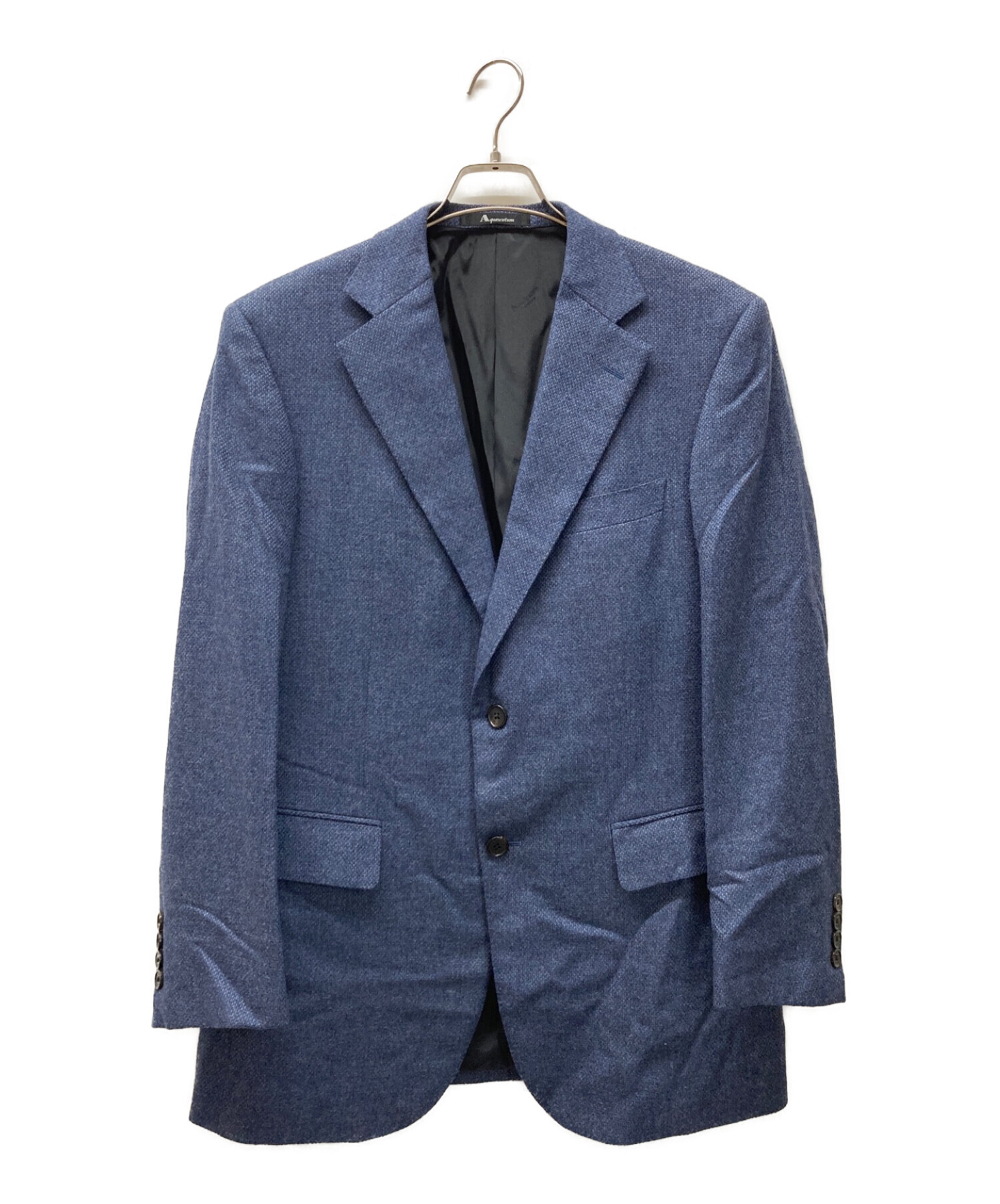 Aquascutum (アクアスキュータム) カシミヤ混ジャケット 2Bジャケット テーラードジャケット ネイビー サイズ:94A6