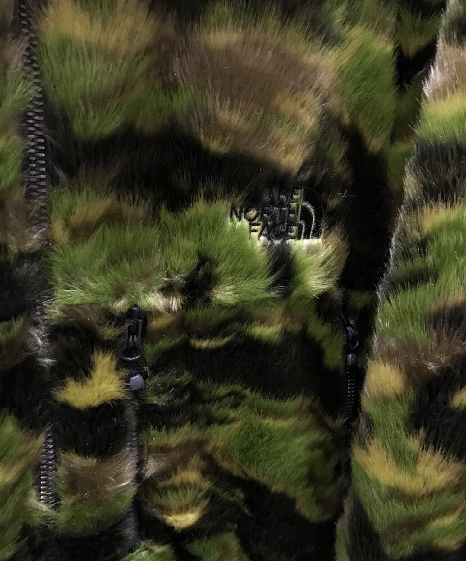 THE NORTHFACE PURPLELABEL Camouflage Fur Field Jacket  タイガーカモフラージュ柄フェイクファーフィールドジャケット NP2967N グリーン サイズ:M