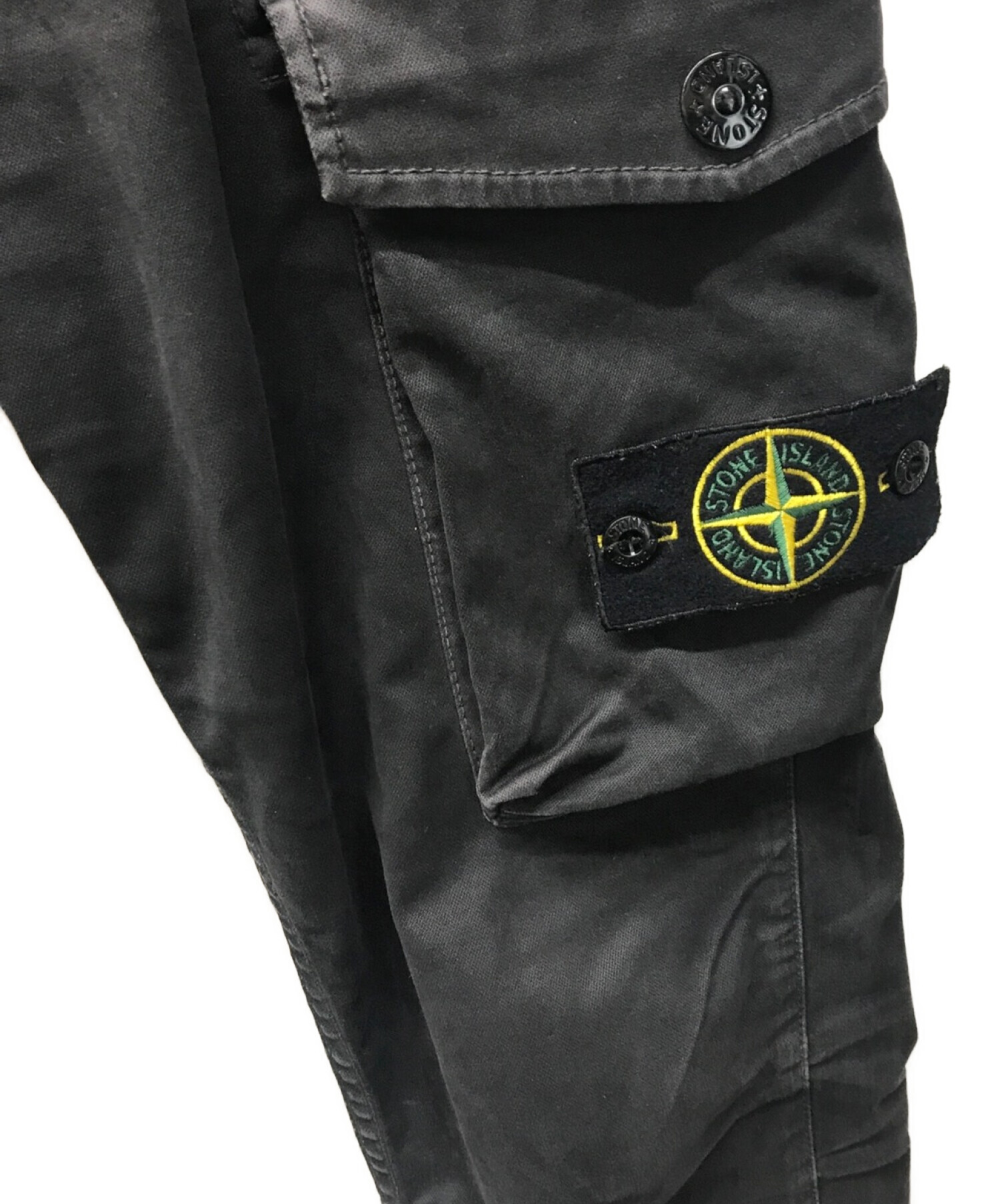 STONE ISLAND (ストーンアイランド) TYPE SL カーゴパンツ ブラック サイズ:W28