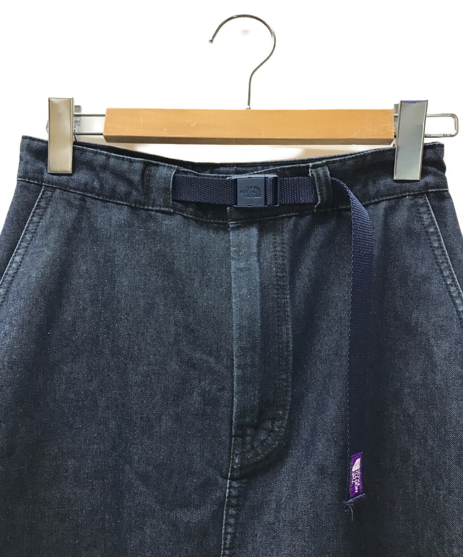 THE NORTHFACE PURPLELABEL (ザ ノースフェイス パープルレーベル) Denim Field Skirt / デニムスカート  インディゴ サイズ:WS