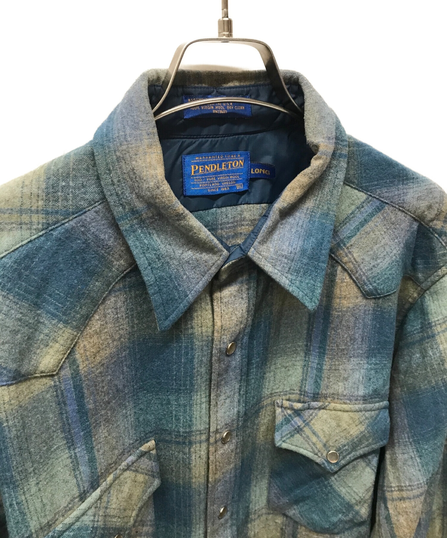 中古・古着通販】PENDLETON (ペンドルトン) ウエスタンウールチェック